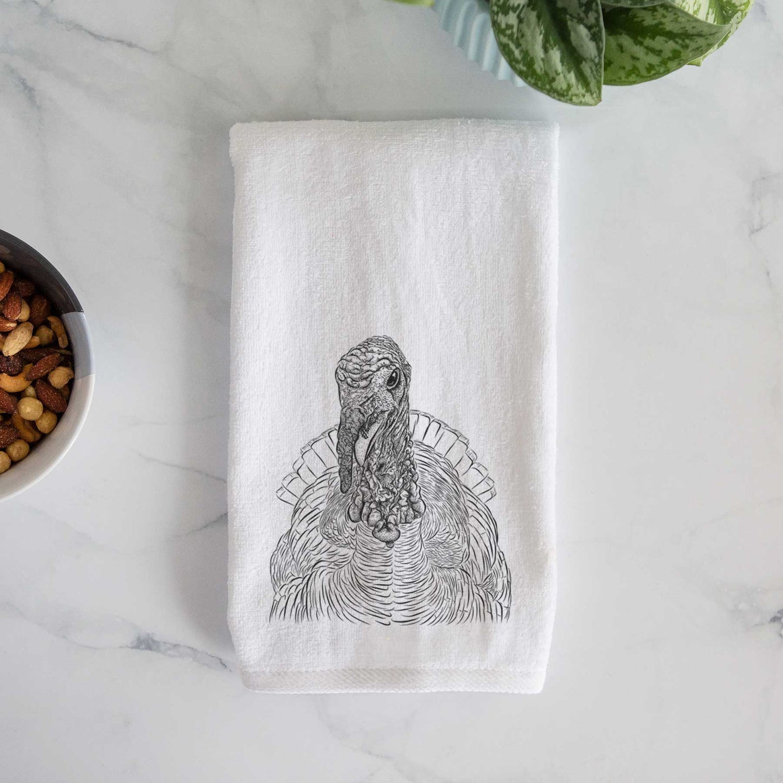 Brady the Turkey Decorative Hand Towel