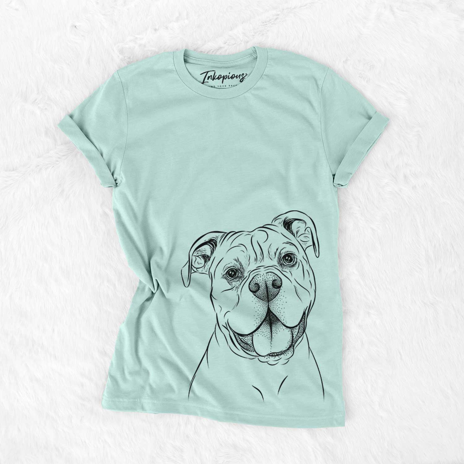 Bravo the Bulldog Mix - Bella Canvas Unisex Crewneck