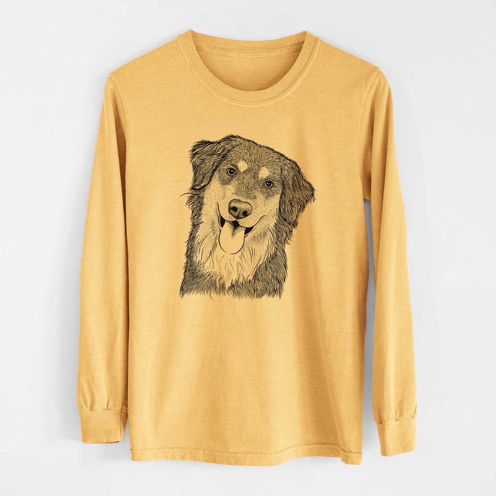 Bare Brodie the Golden Aussie - Heavyweight 100% Cotton Long Sleeve
