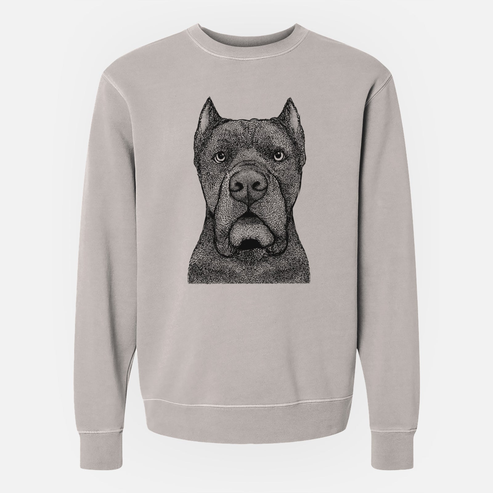 Bare Bruno the Cane Corso - Unisex Pigment Dyed Crew Sweatshirt
