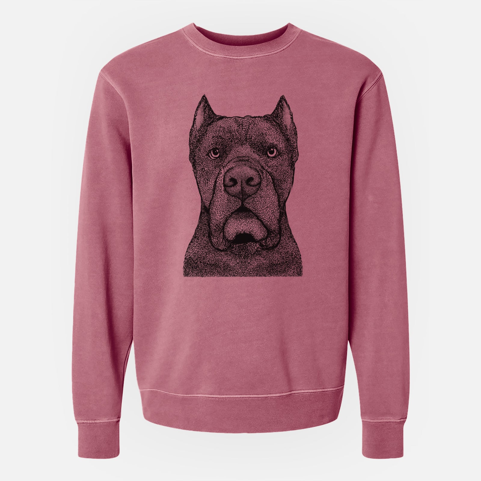 Bare Bruno the Cane Corso - Unisex Pigment Dyed Crew Sweatshirt