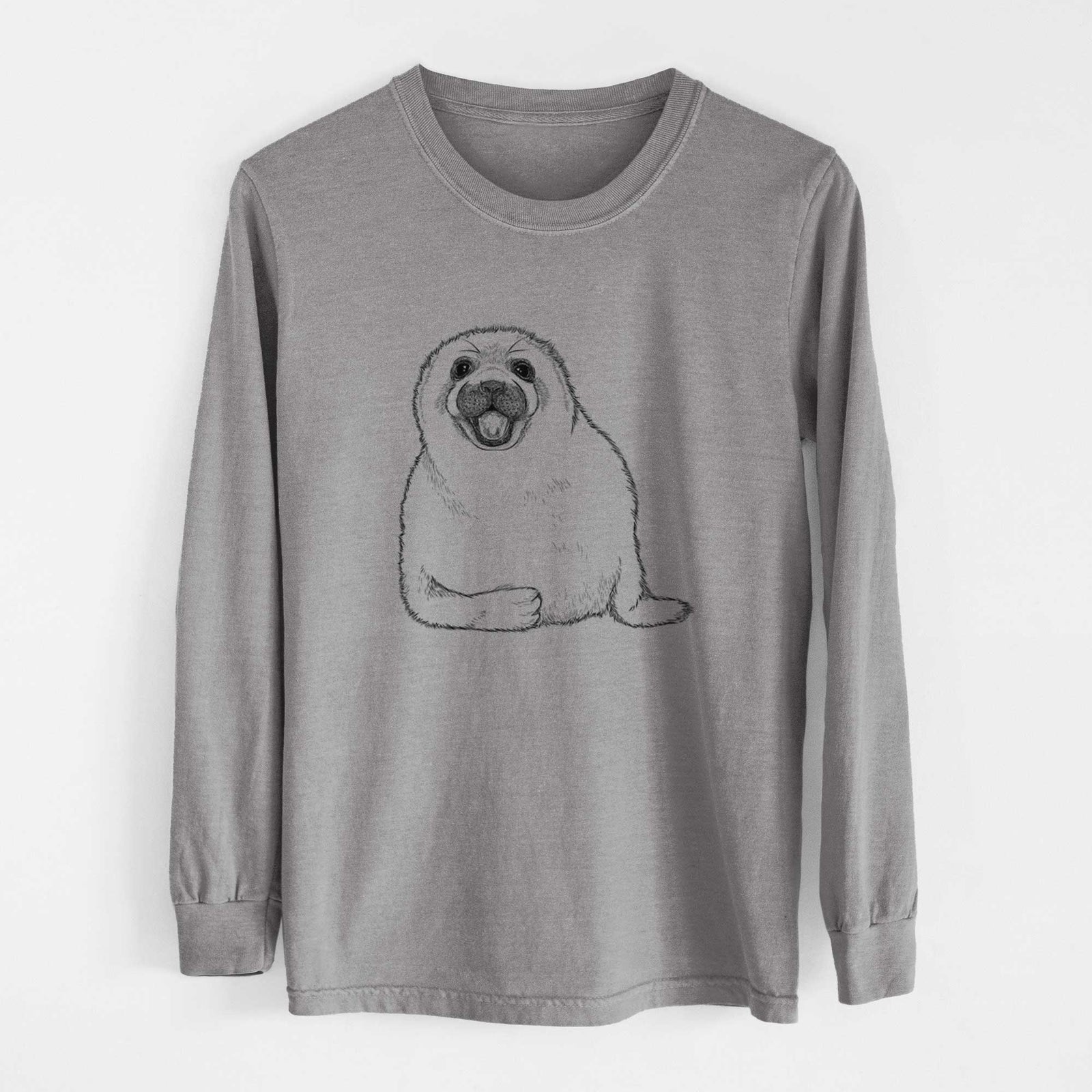 Bare Bub the Harp Seal - Heavyweight 100% Cotton Long Sleeve