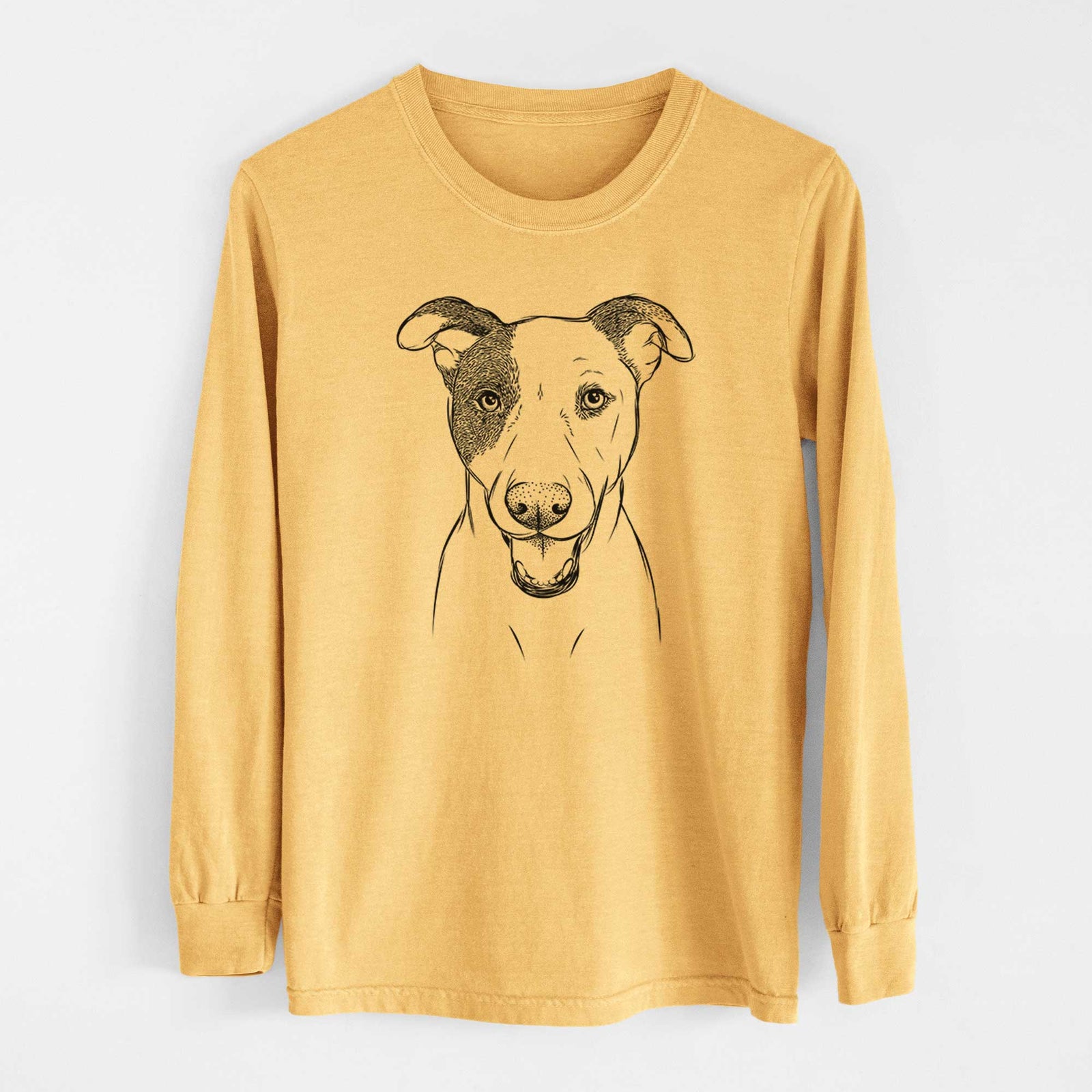 Bare Bucky the Mixed Breed - Heavyweight 100% Cotton Long Sleeve