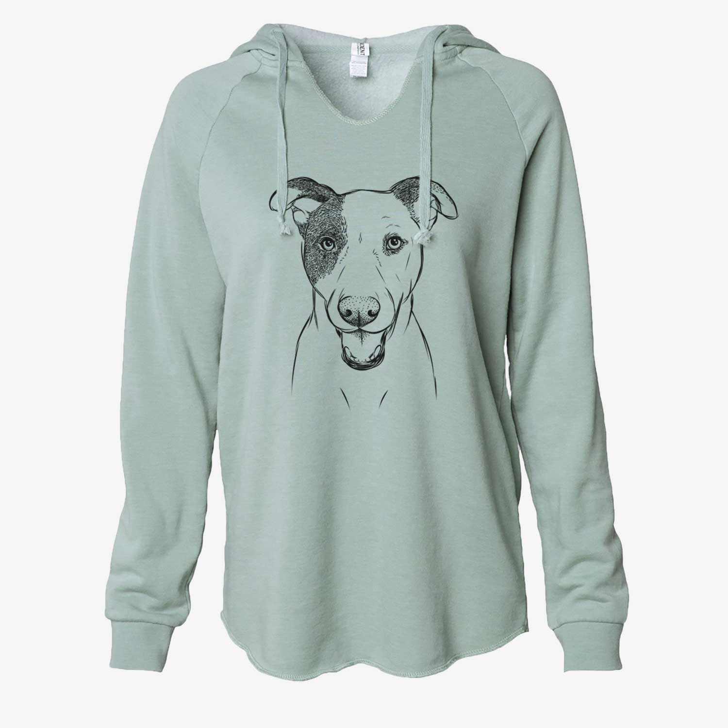 Bucky the Mixed Breed - Cali Wave Hooded Sweatshirt
