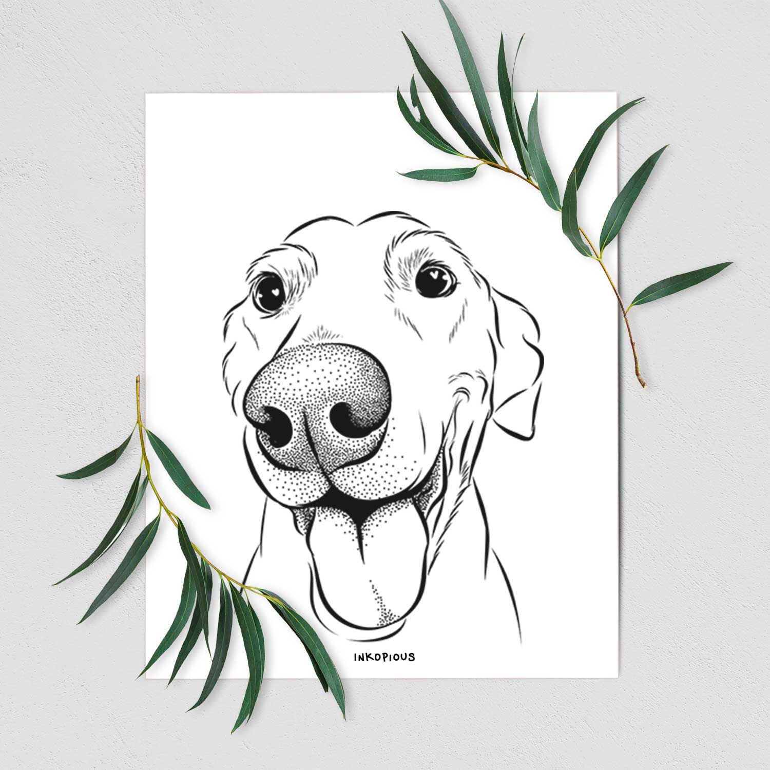 Buddy the Buddy the Sato / American Village Dog Art Print