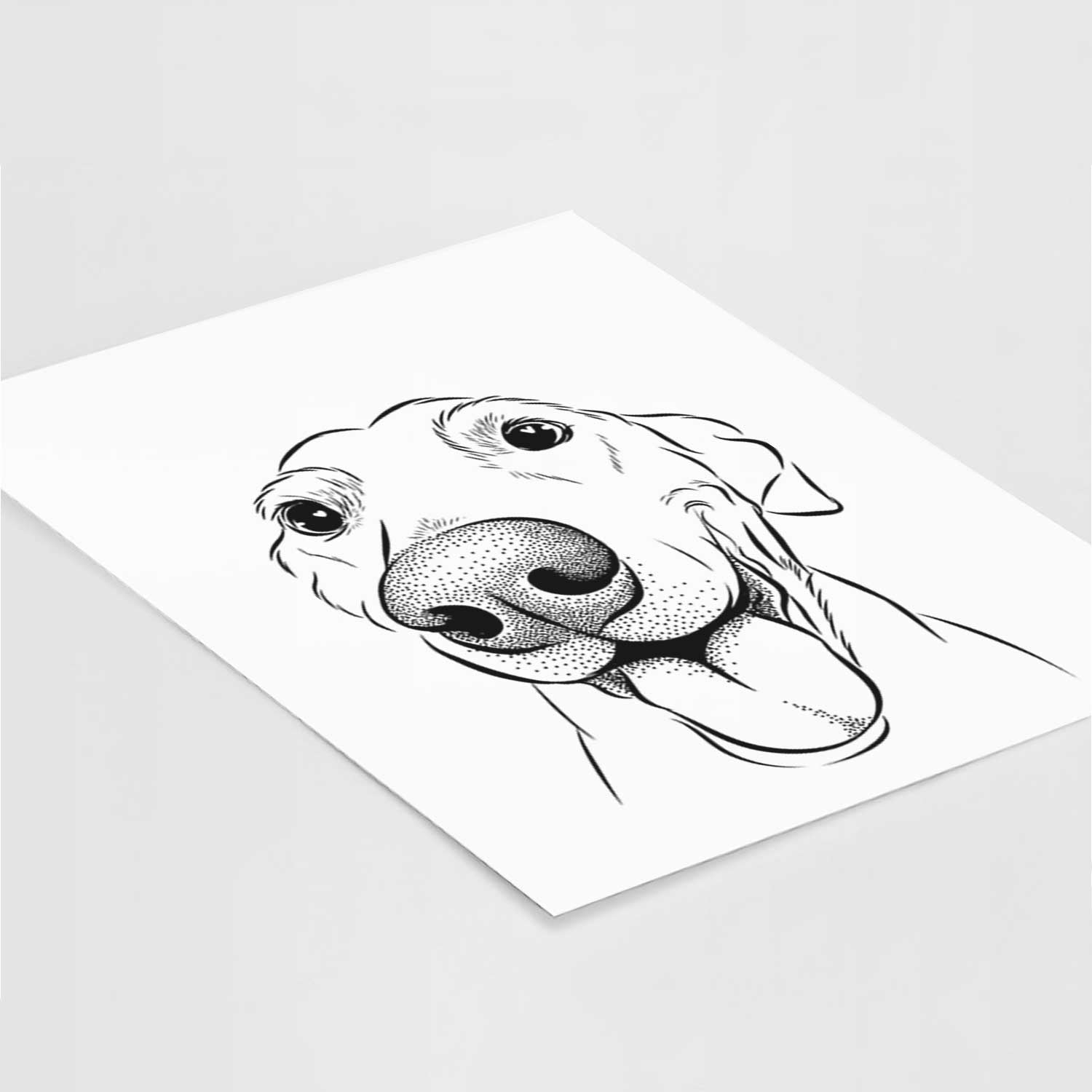 Buddy the Buddy the Sato / American Village Dog Art Print