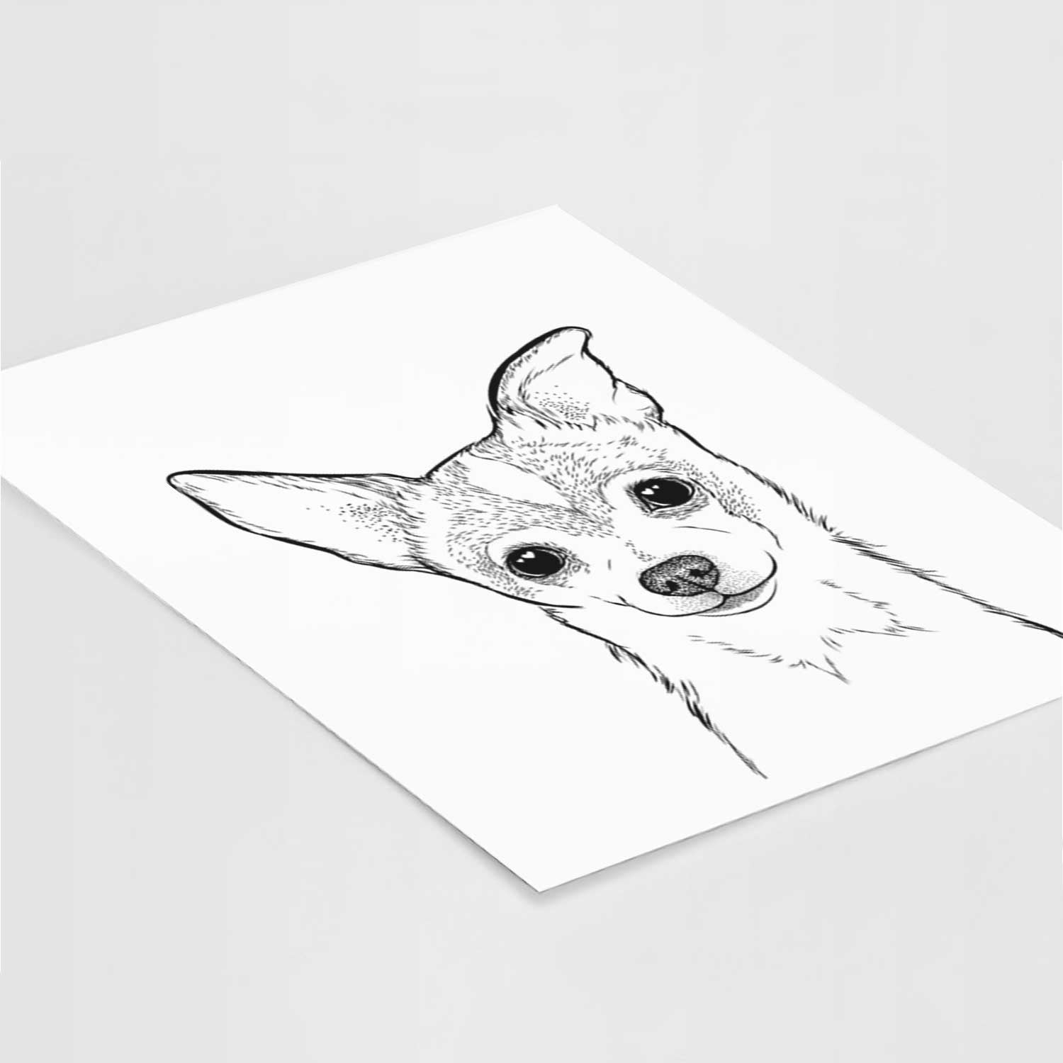 Buggy the Chihuahua Art Print