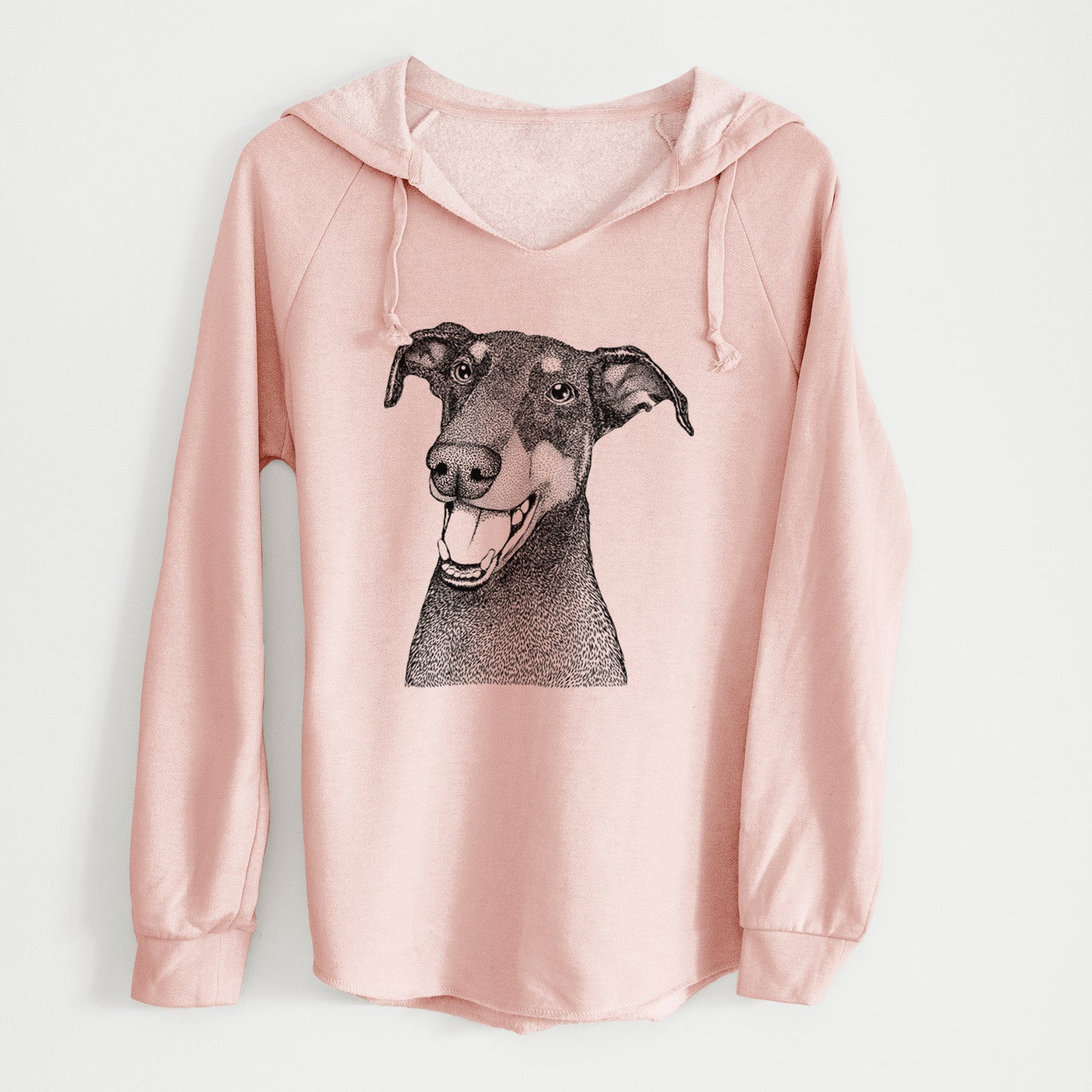 Bare Bunnie the Doberman Pinscher - Cali Wave Hooded Sweatshirt