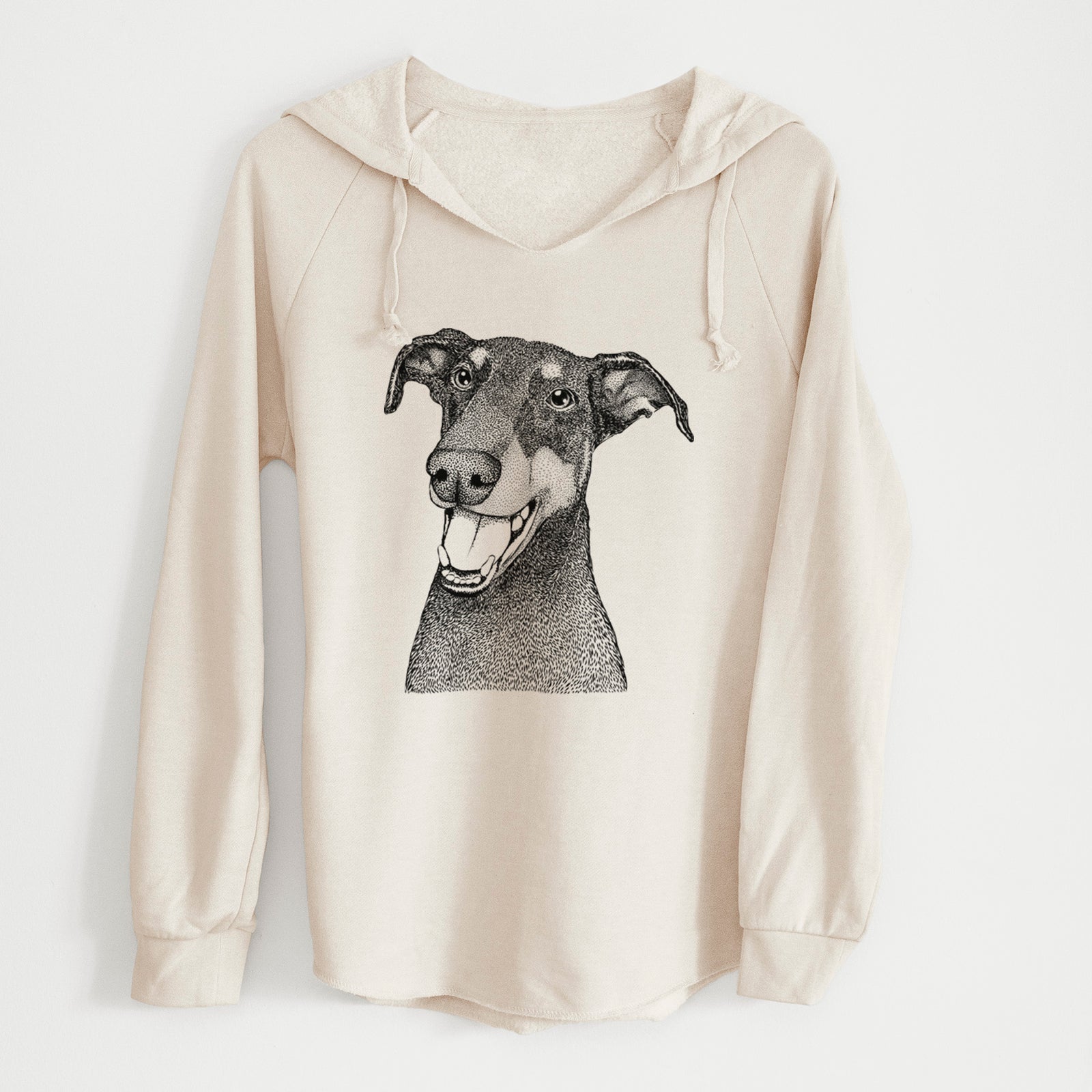 Bare Bunnie the Doberman Pinscher - Cali Wave Hooded Sweatshirt