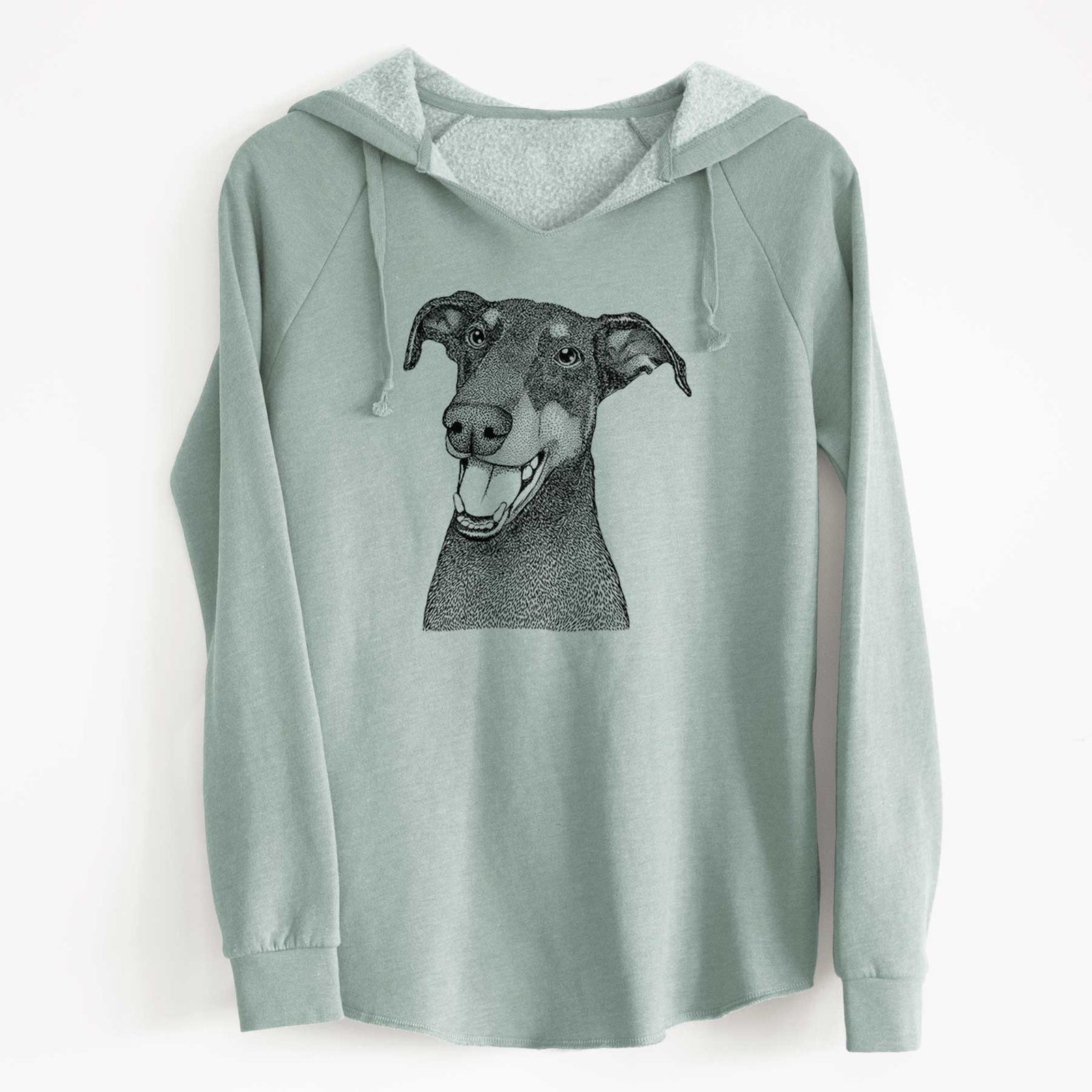 Bare Bunnie the Doberman Pinscher - Cali Wave Hooded Sweatshirt