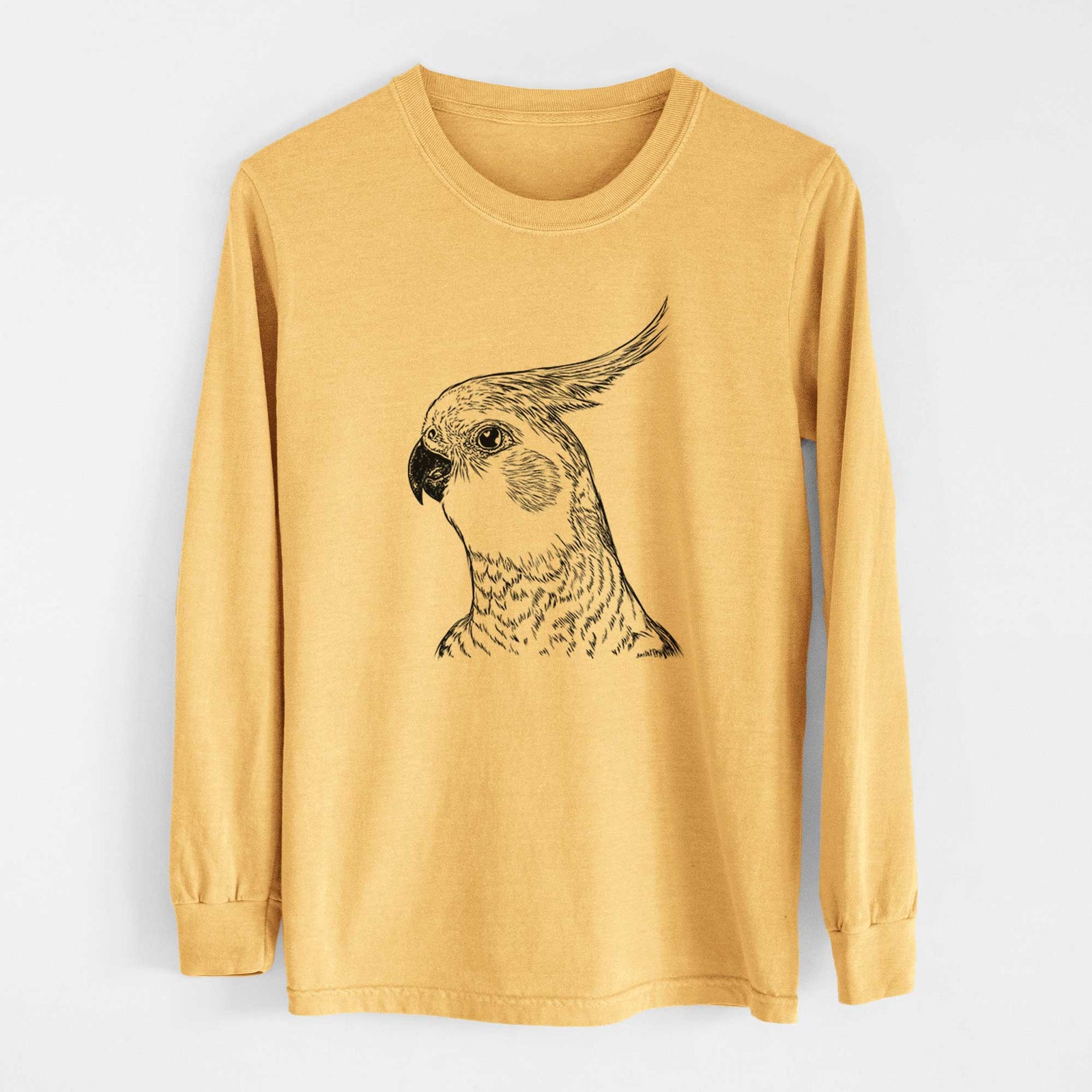 Bare Candy the Cockatiel - Heavyweight 100% Cotton Long Sleeve