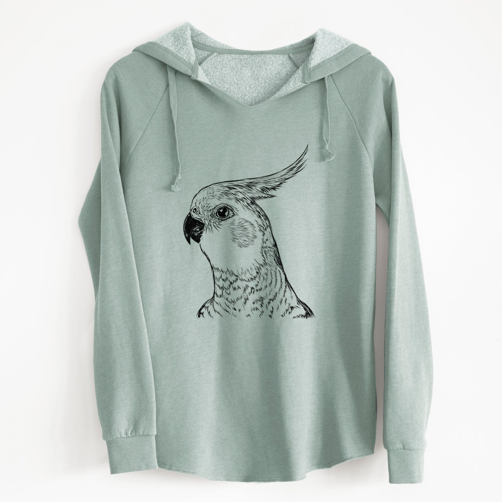 Bare Candy the Cockatiel - Cali Wave Hooded Sweatshirt