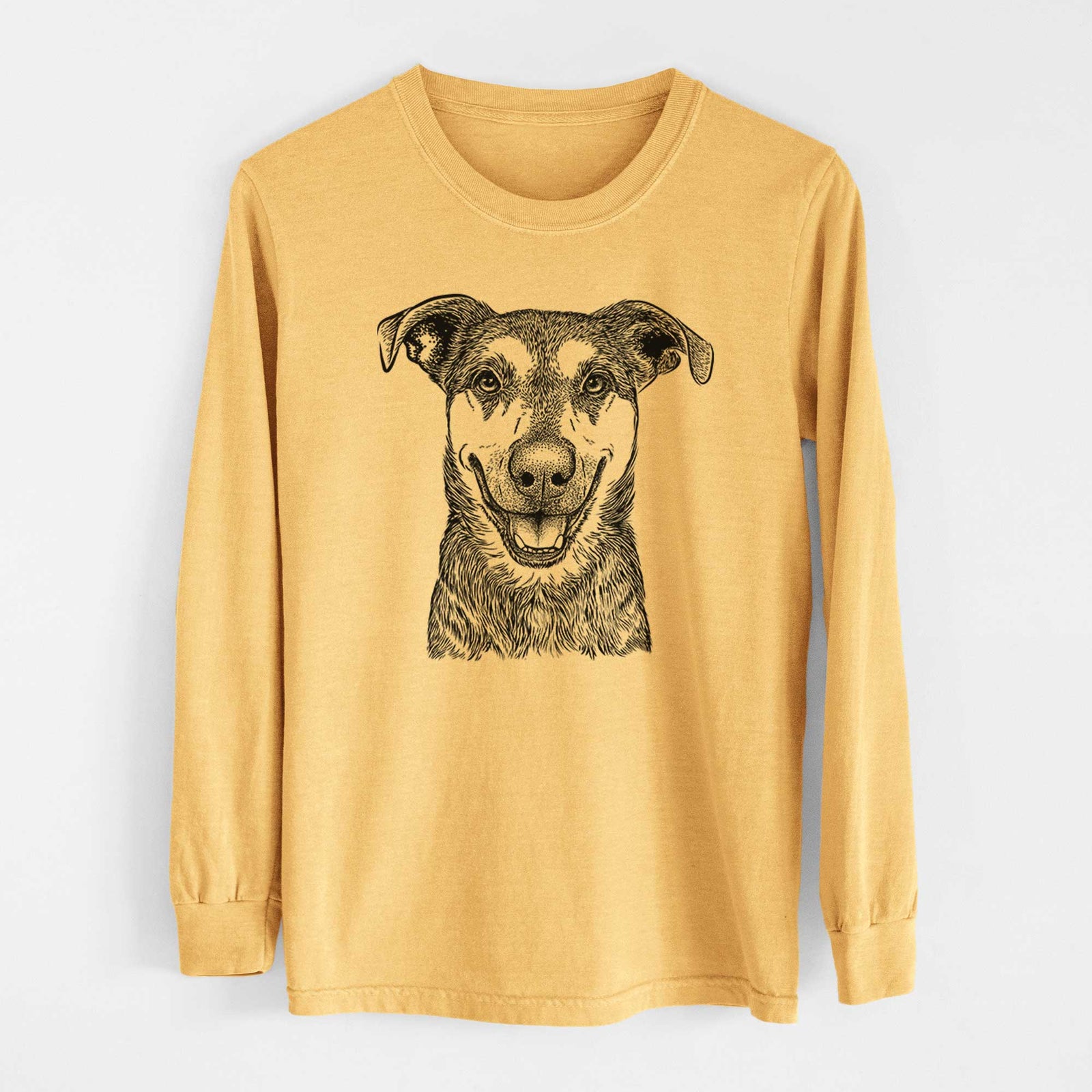 Bare Case the Mixed Breed - Heavyweight 100% Cotton Long Sleeve