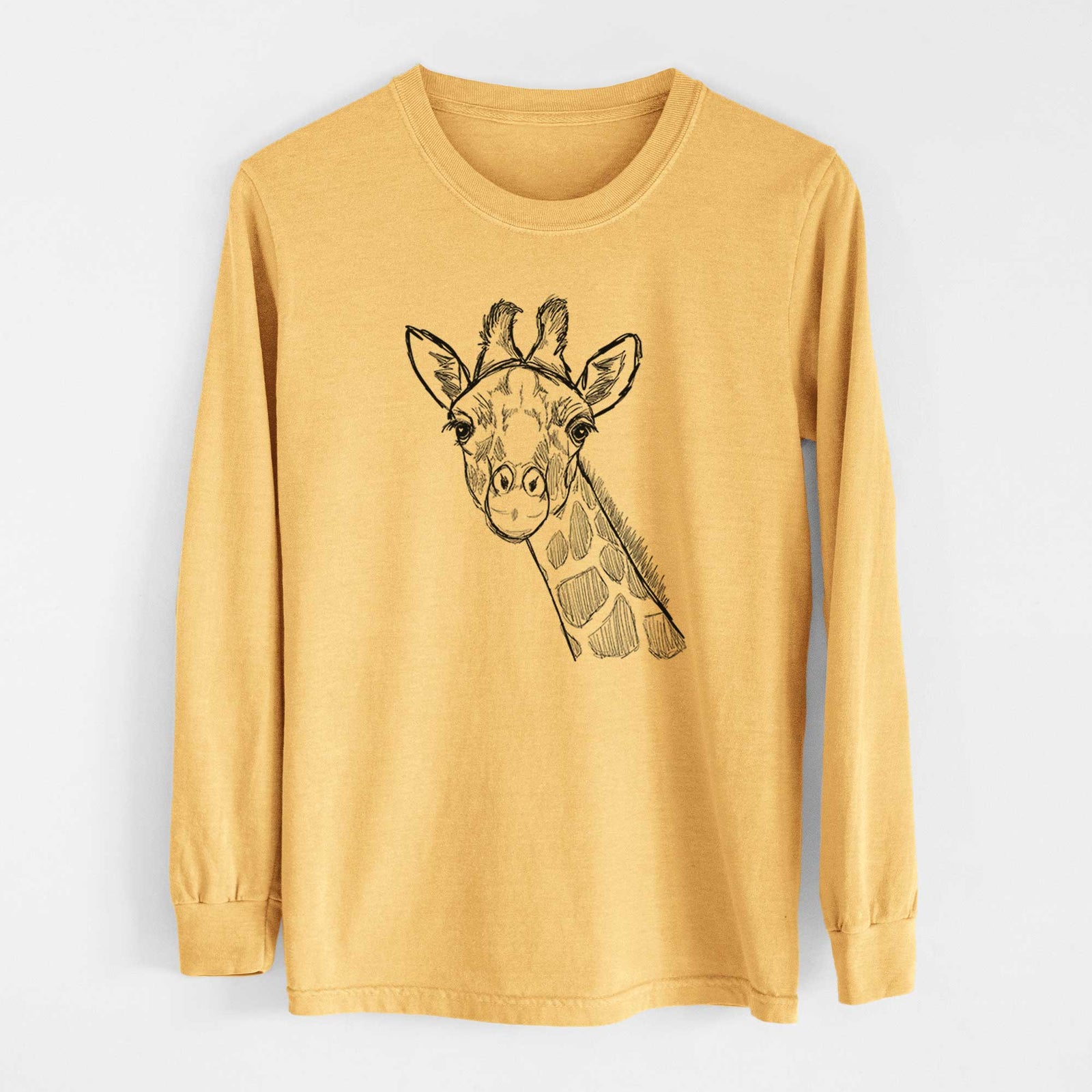 Bare Cedrick the Giraffe - Heavyweight 100% Cotton Long Sleeve