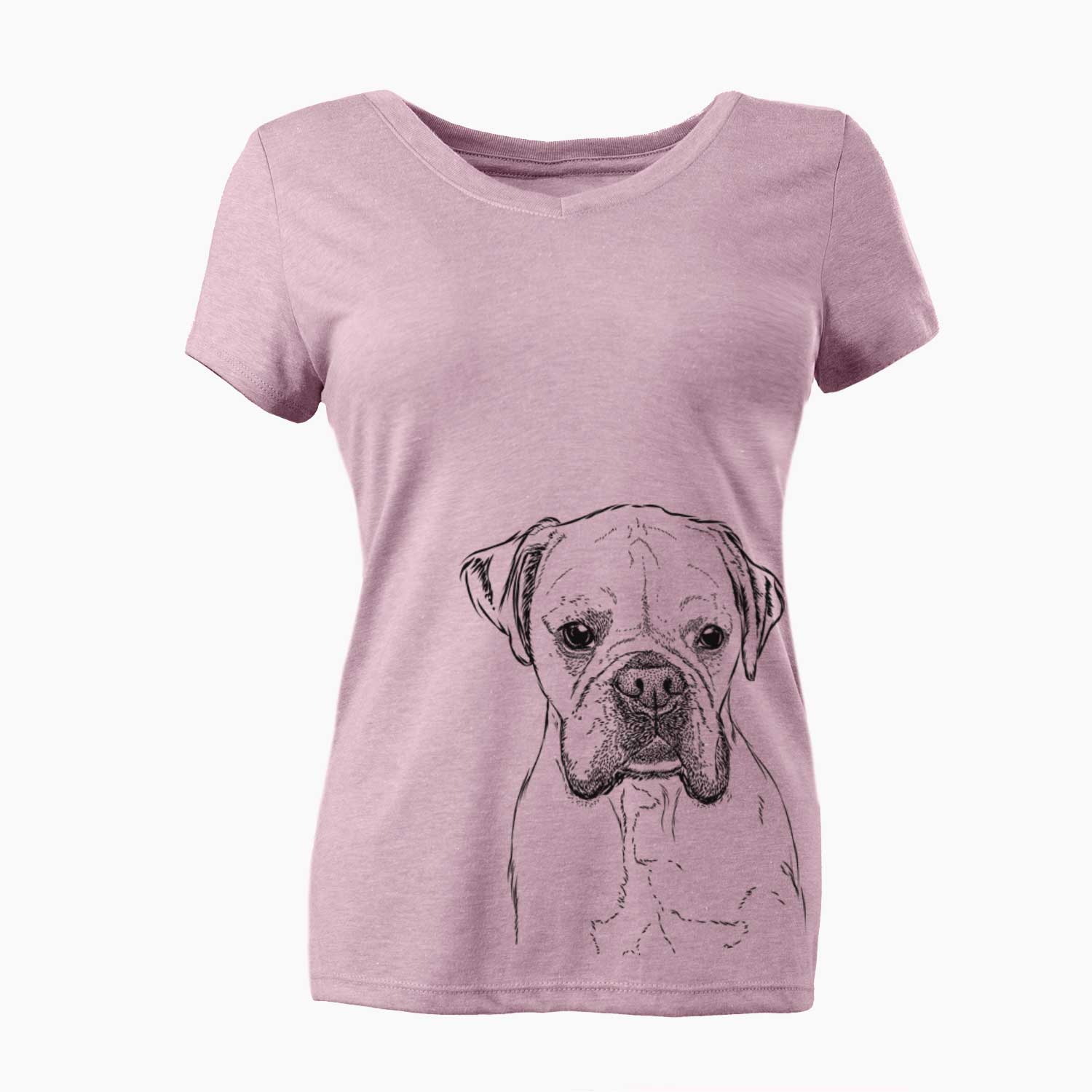 Bare Champion Bentley the Boxer - Women's V-neck Shirt