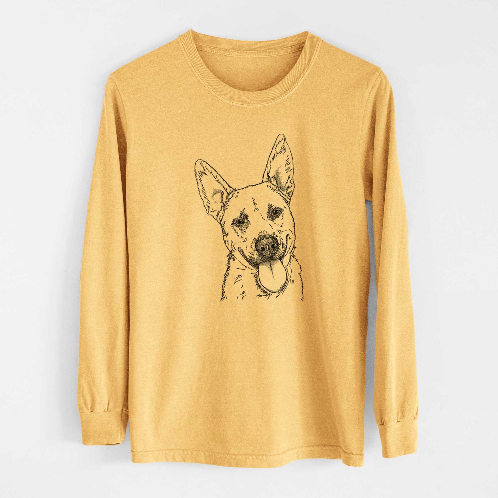 Bare Charlie the Mixed Breed - Heavyweight 100% Cotton Long Sleeve
