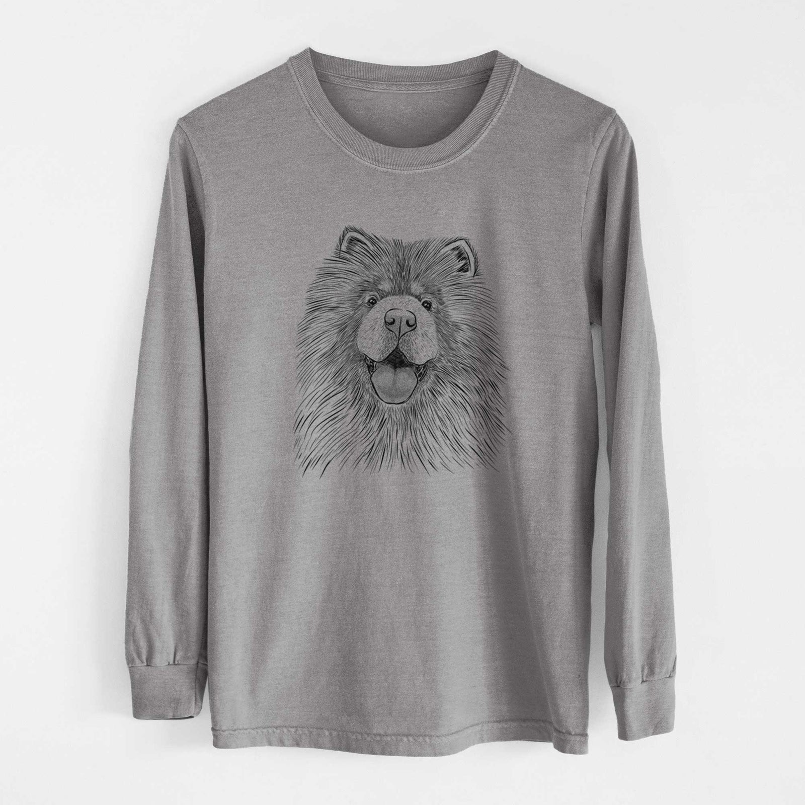 Bare Charming Charlie the Chow Chow - Heavyweight 100% Cotton Long Sleeve