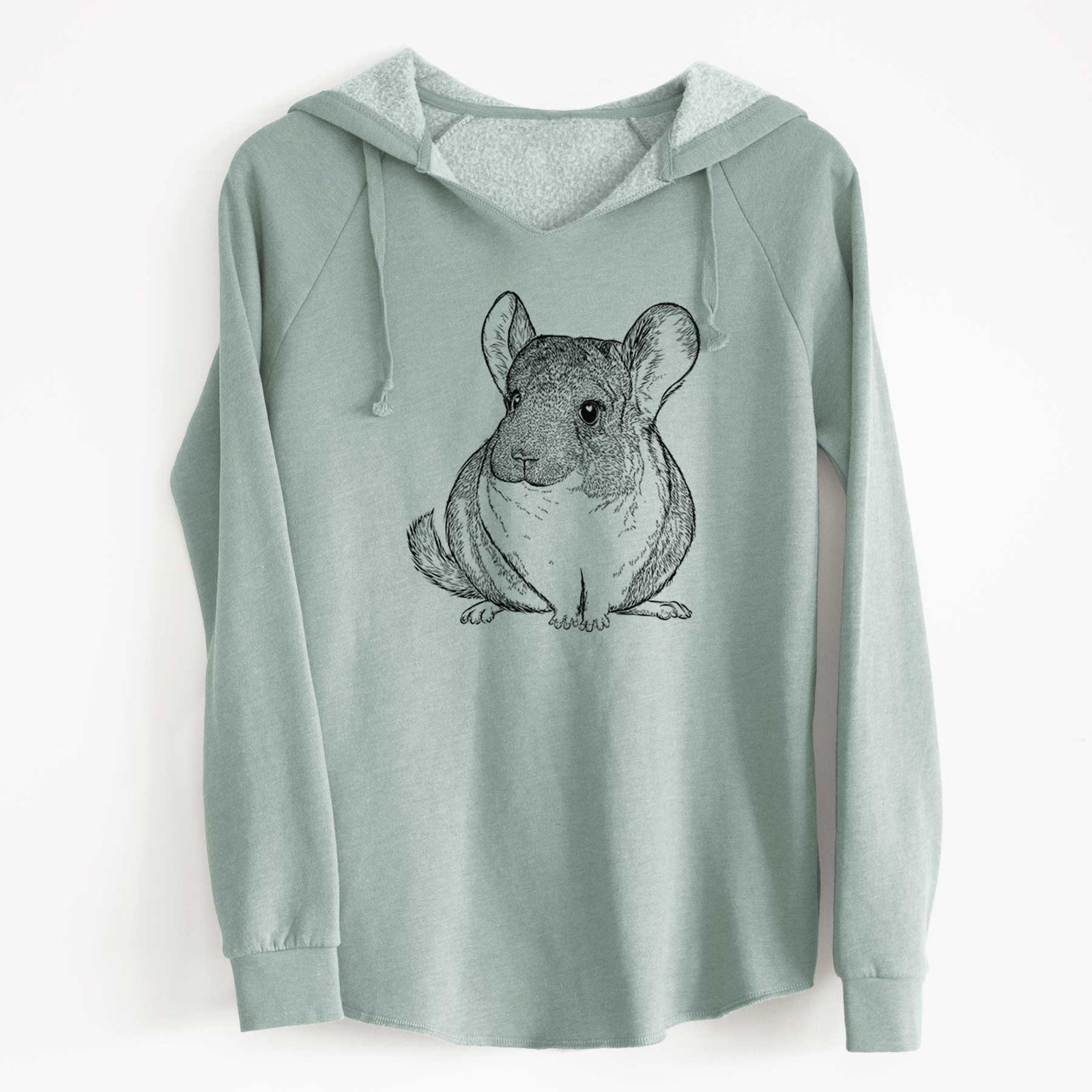 Bare Cheddar the Chinchilla - Cali Wave Hooded Sweatshirt
