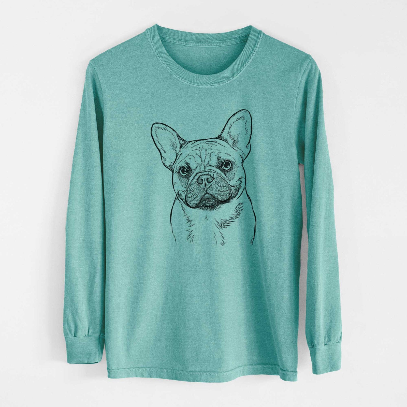 Bare Chew Chew the French Bulldog - Heavyweight 100% Cotton Long Sleeve