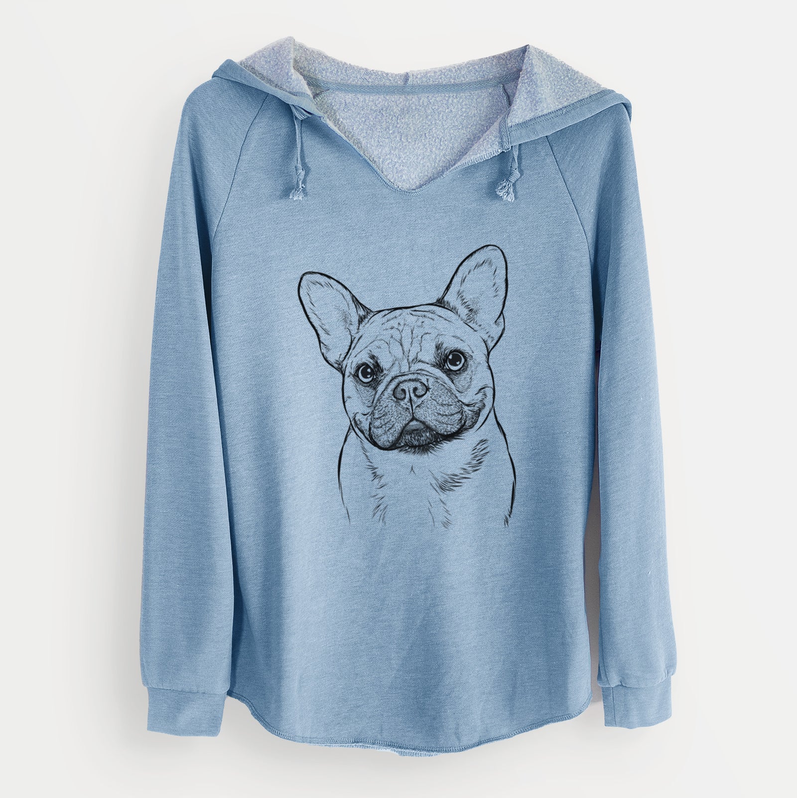 Bare Chew Chew the French Bulldog - Cali Wave Hooded Sweatshirt