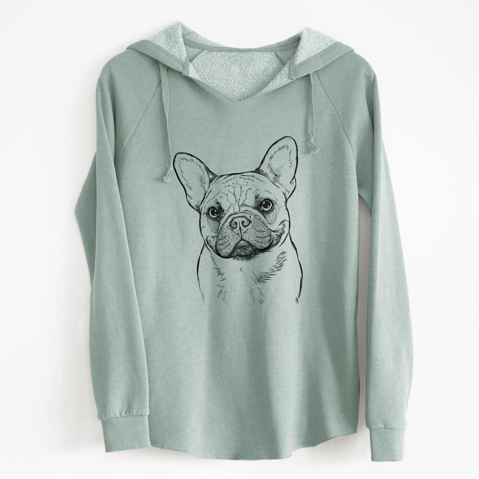 Bare Chew Chew the French Bulldog - Cali Wave Hooded Sweatshirt