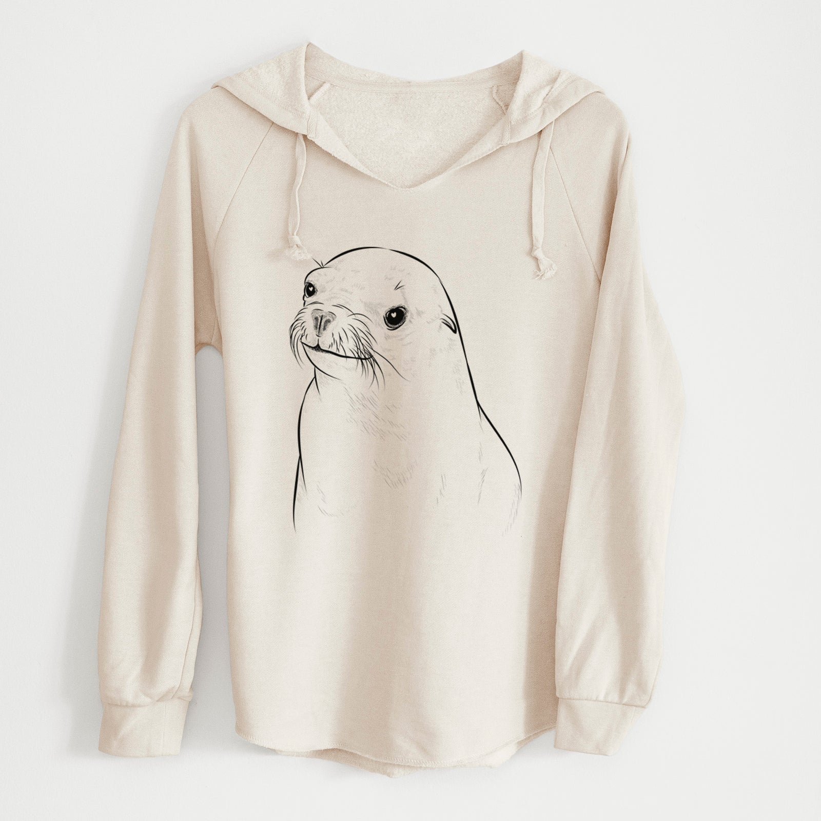 Bare Chip the California Sea Lion - Cali Wave Hooded Sweatshirt