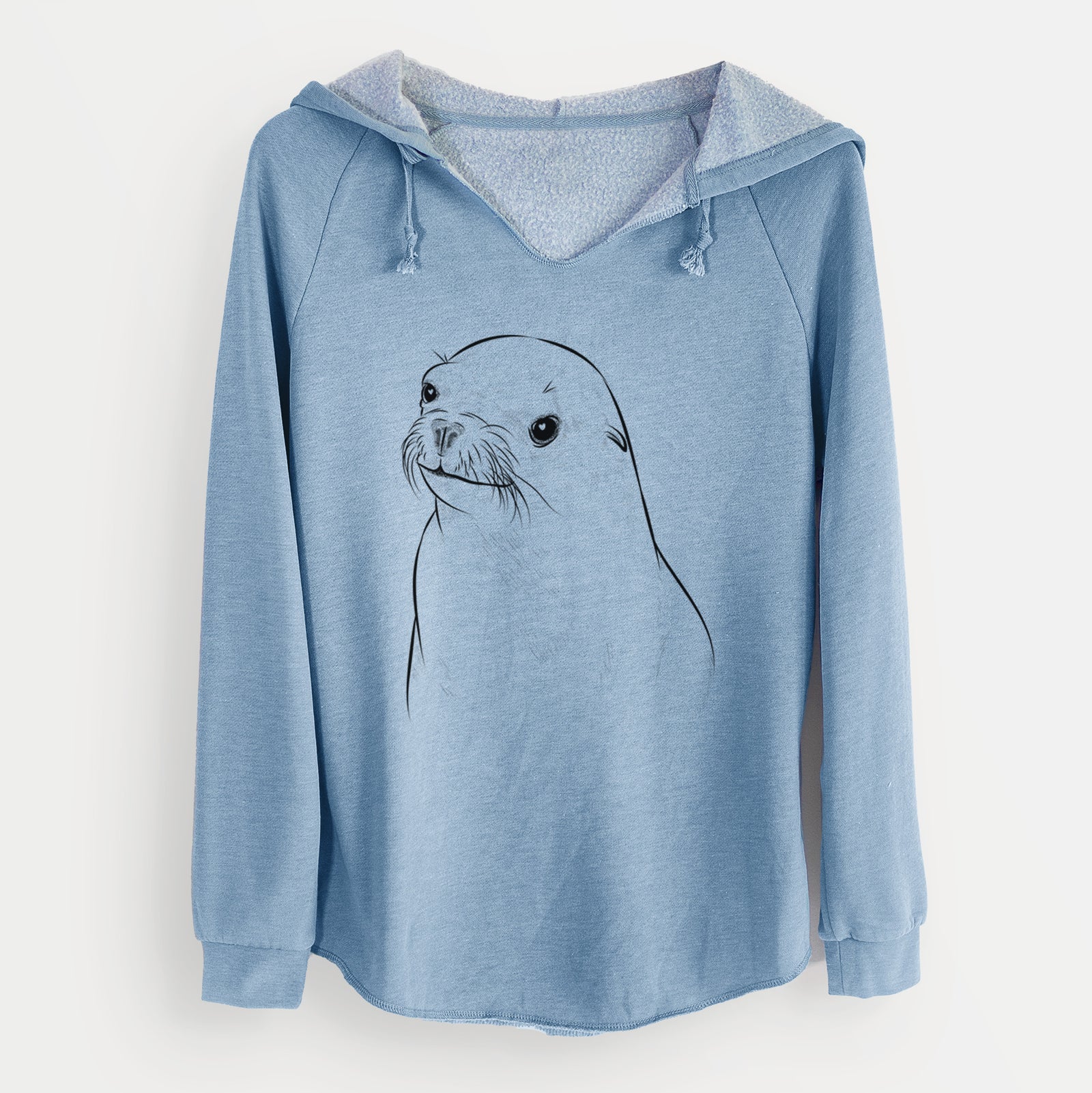 Bare Chip the California Sea Lion - Cali Wave Hooded Sweatshirt