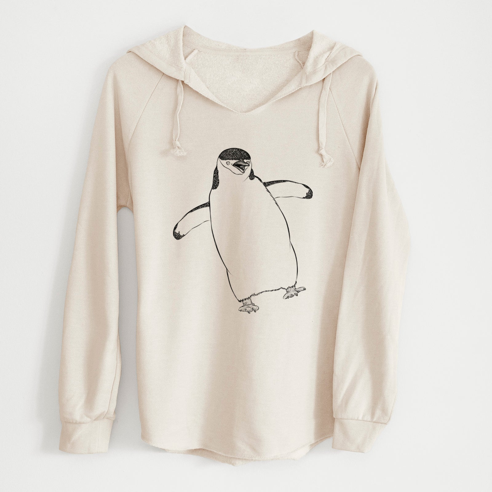 Bare Chive the Chinstrap Penguin - Cali Wave Hooded Sweatshirt