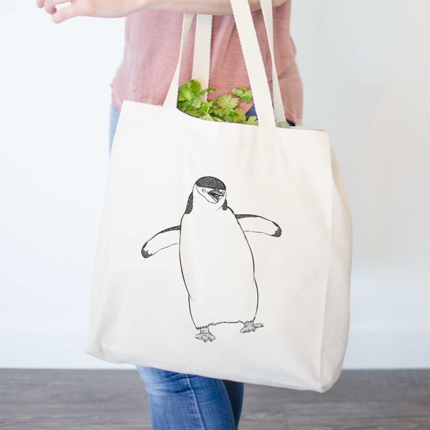 Chive the Chinstrap Penguin - Tote Bag