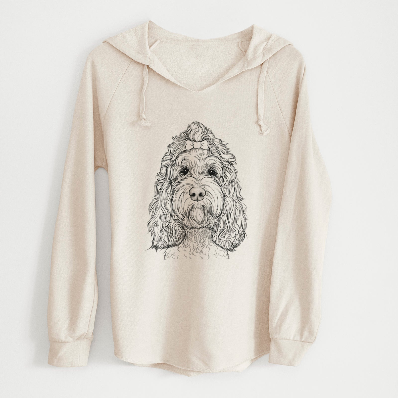 Bare Chloe the Cockapoo - Cali Wave Hooded Sweatshirt