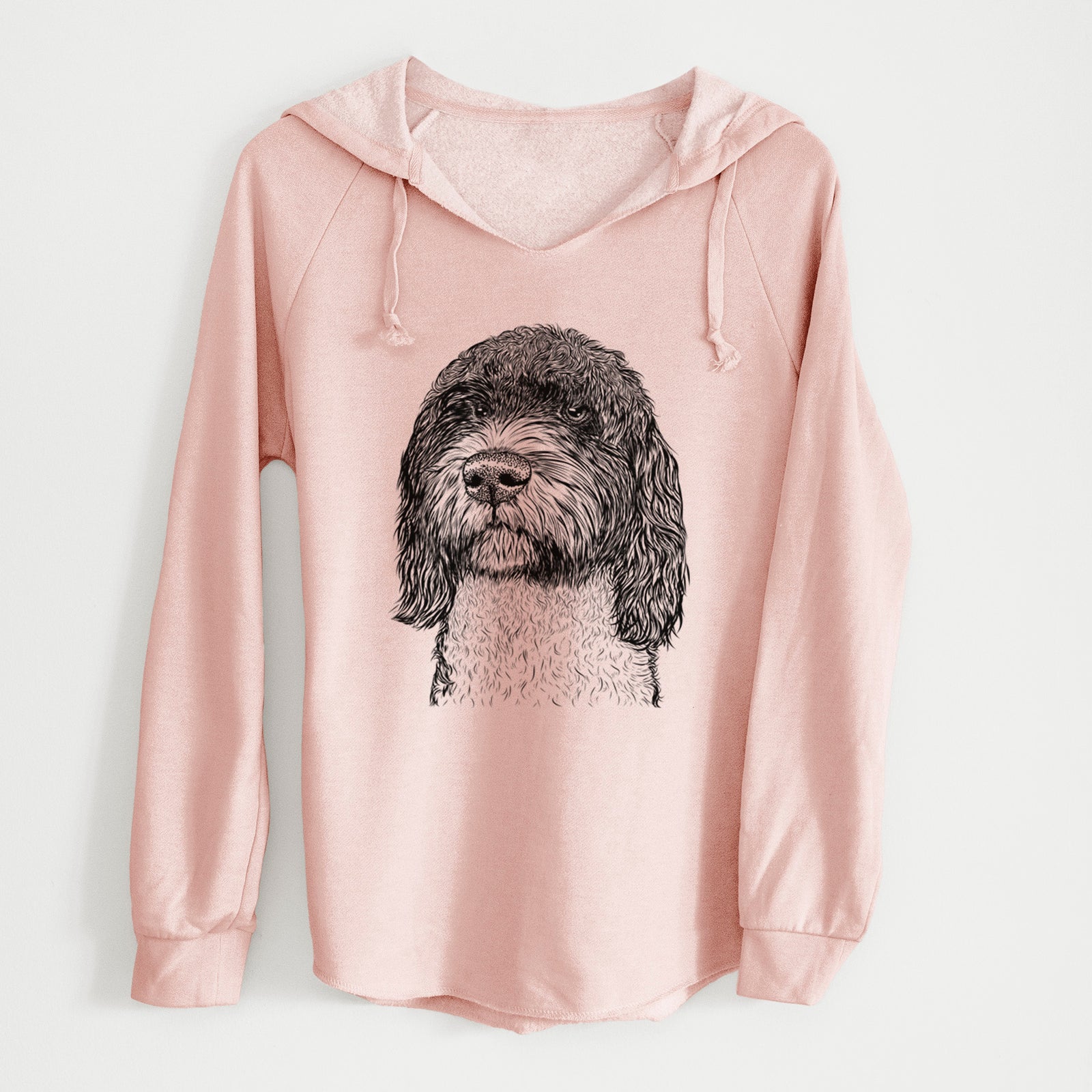 Bare Chris the Portuguese Water Dog - Cali Wave Hooded Sweatshirt