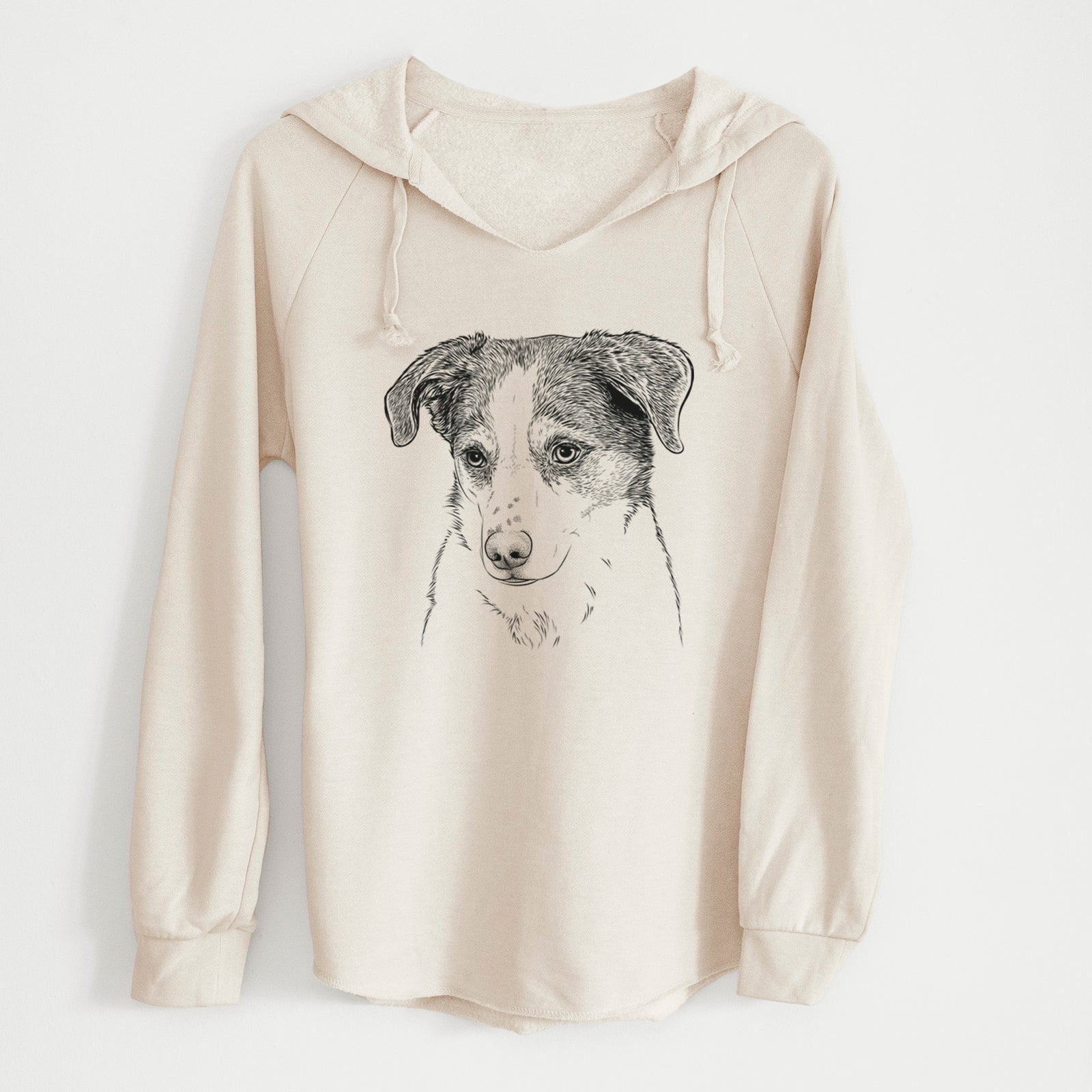 Bare Coco the Beagle Mix - Cali Wave Hooded Sweatshirt
