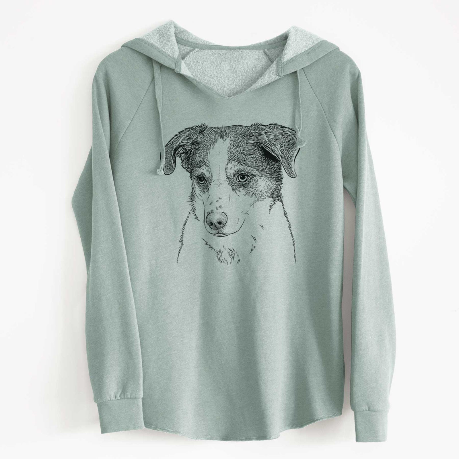Bare Coco the Beagle Mix - Cali Wave Hooded Sweatshirt