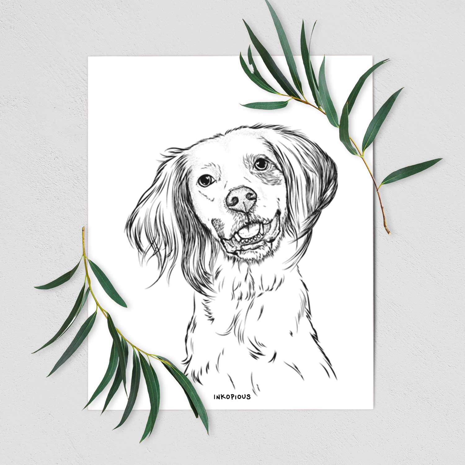Cooper the English Setter Art Print