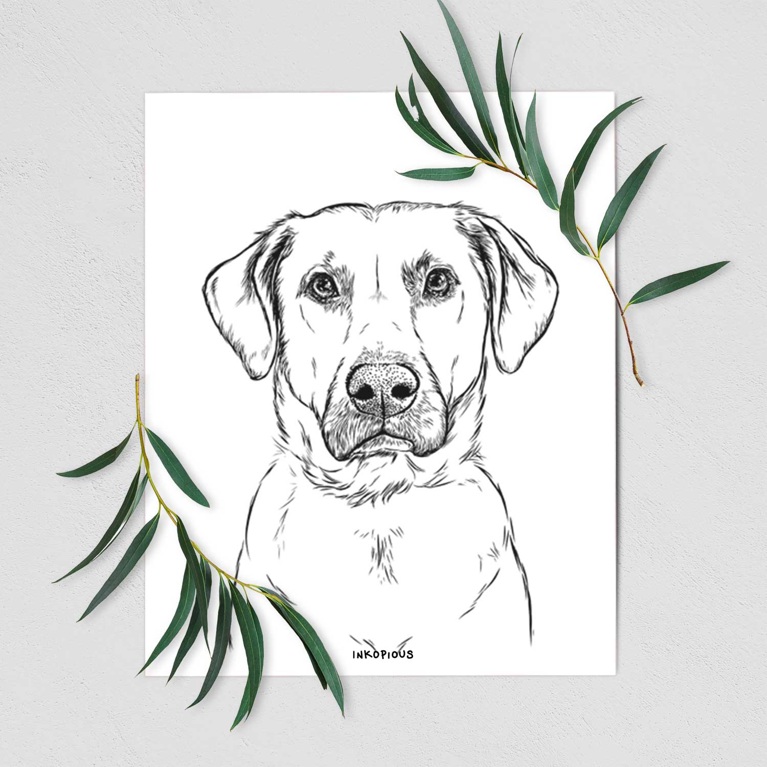 Cooper Griffin the Mixed Breed Art Print