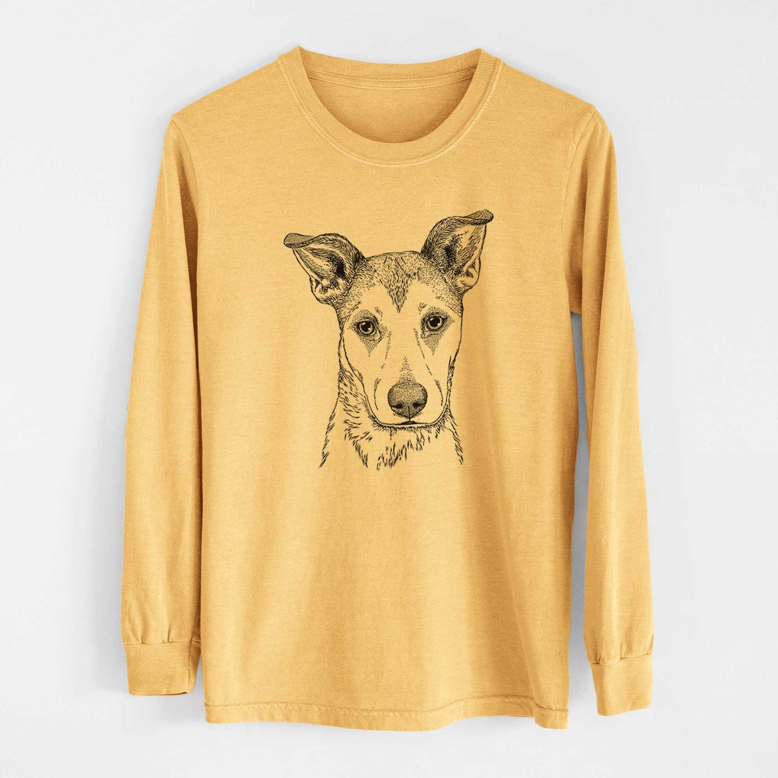 Bare Coral the Mixed Breed - Heavyweight 100% Cotton Long Sleeve