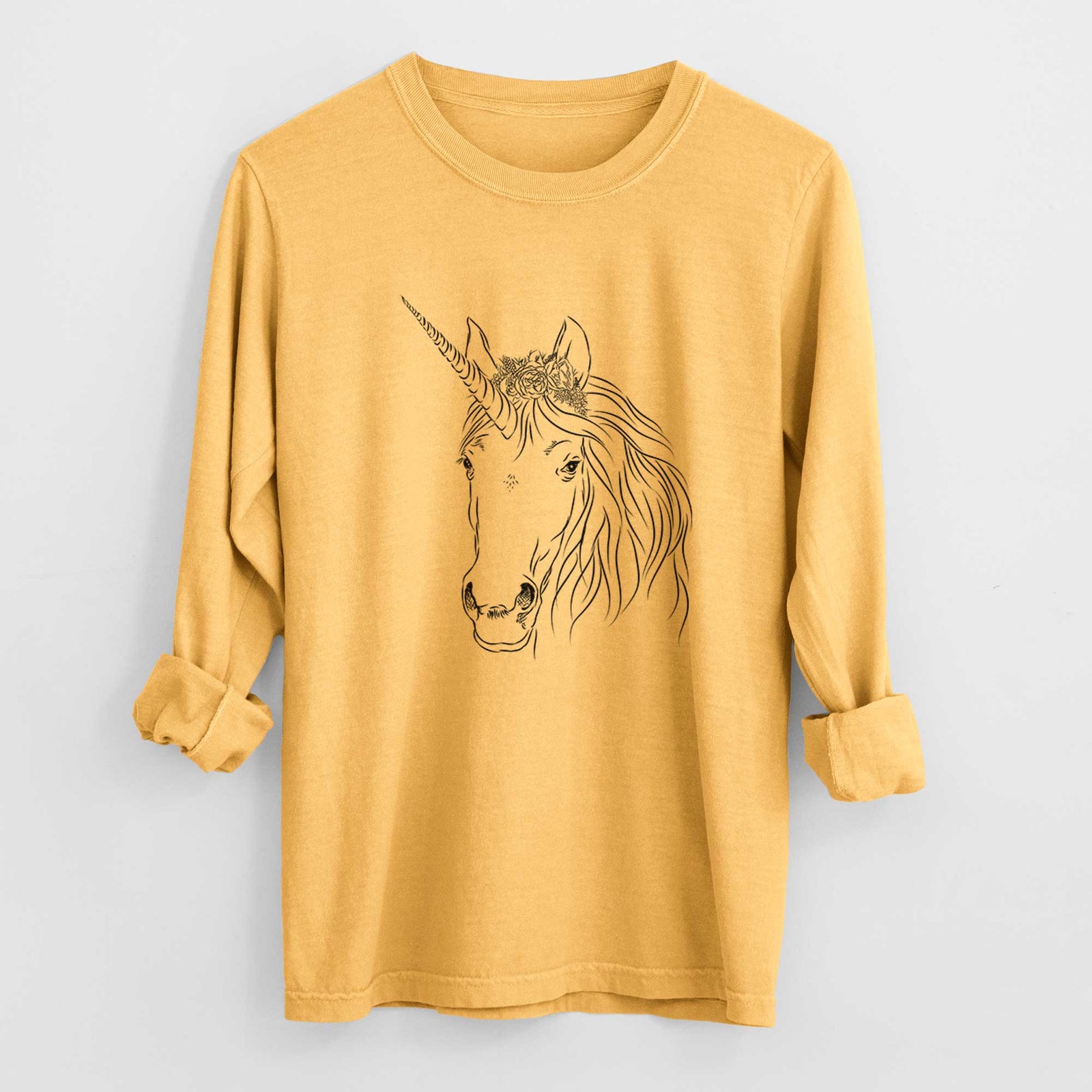 Bare Cosmic the Unicorn - Heavyweight 100% Cotton Long Sleeve