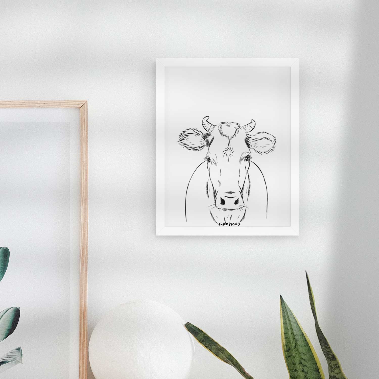 Cruz the Cow Art Print