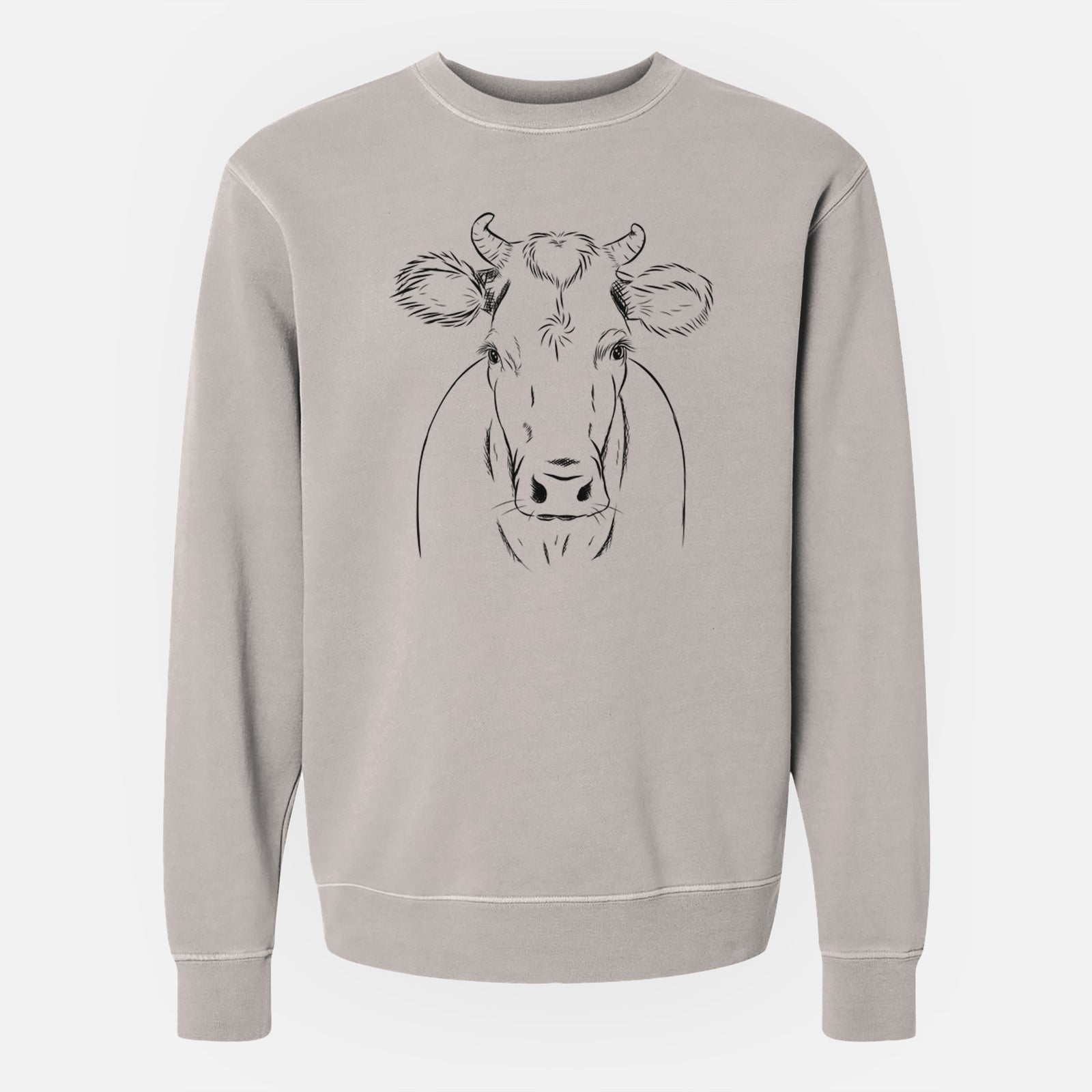 Bare Cruz the Cow - Unisex Pigment Dyed Crew Sweatshirt