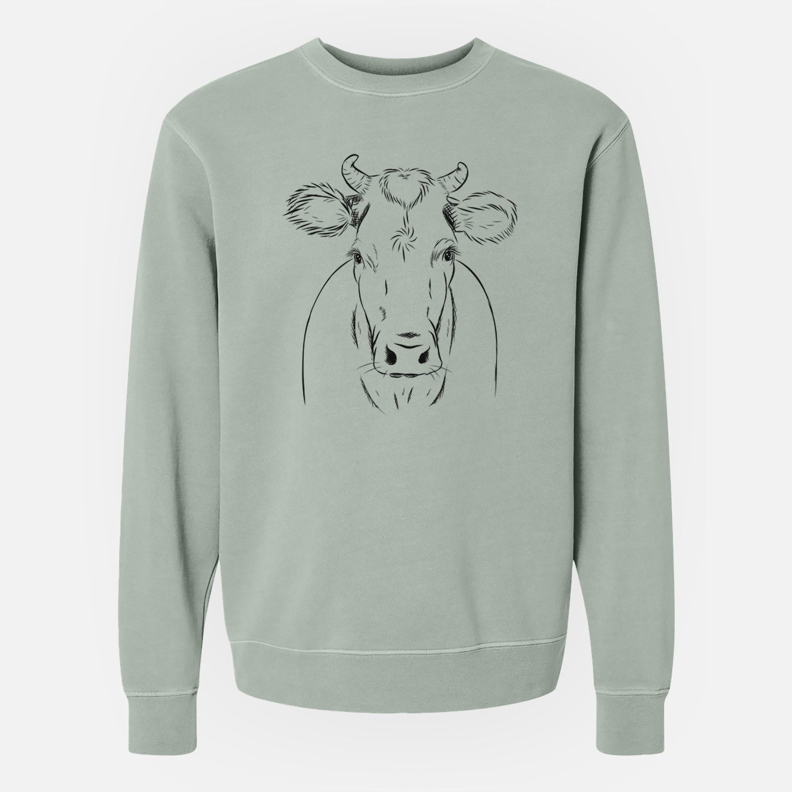 Bare Cruz the Cow - Unisex Pigment Dyed Crew Sweatshirt