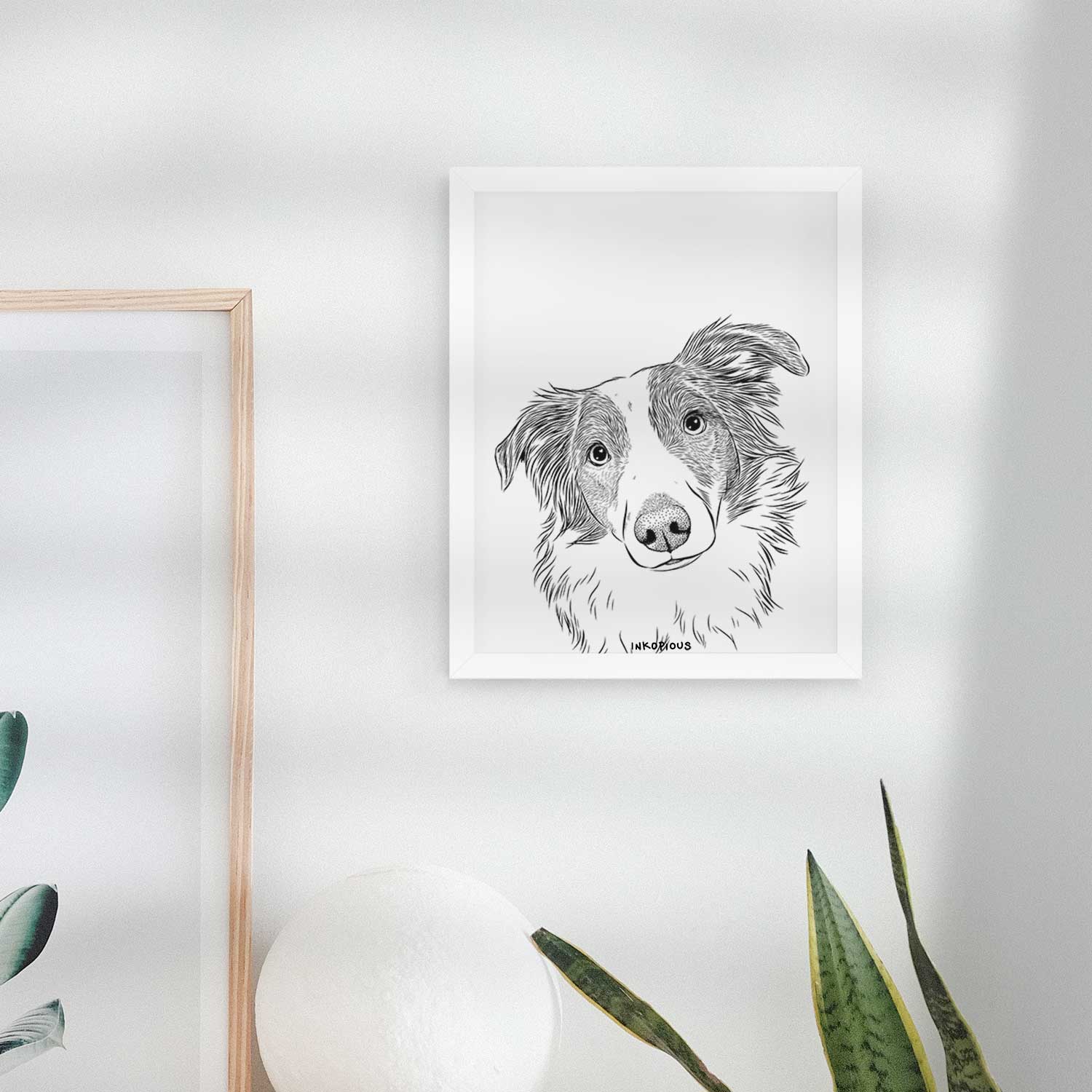 Cyclone the Australian Shepherd Art Print