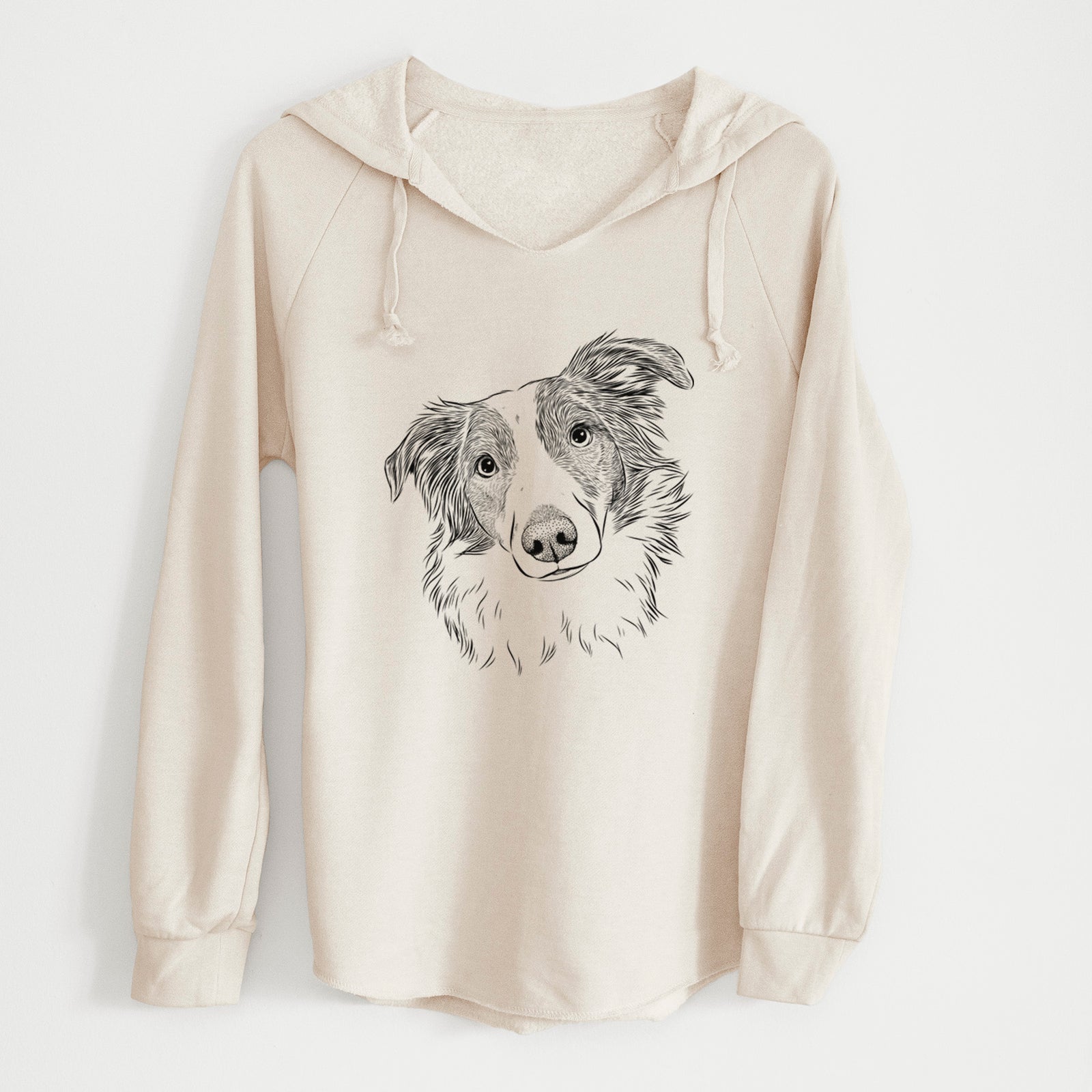 Bare Cyclone the Australian Shepherd - Cali Wave Hooded Sweatshirt