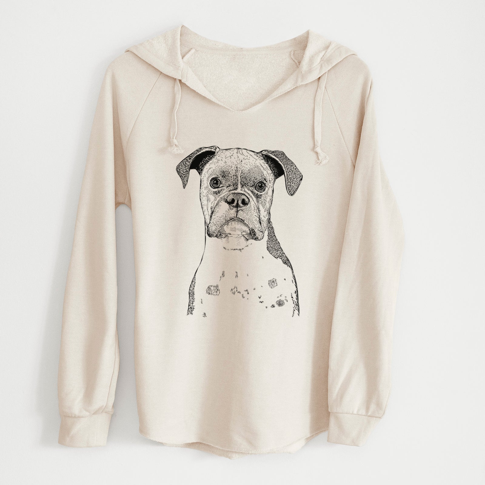 Bare Daisy the Boxer - Cali Wave Hooded Sweatshirt