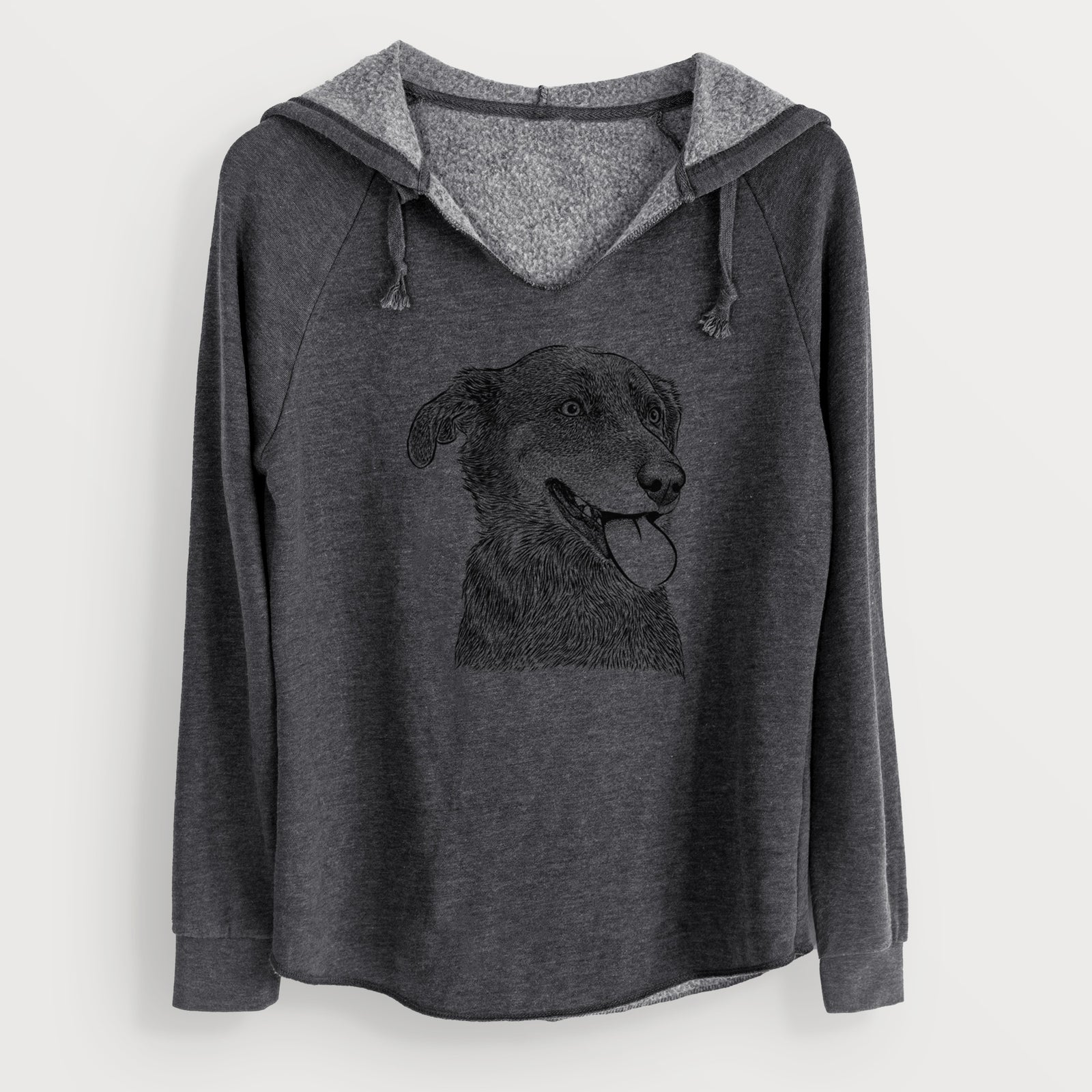 Bare Daisy the Australian Shepherd Mix - Cali Wave Hooded Sweatshirt