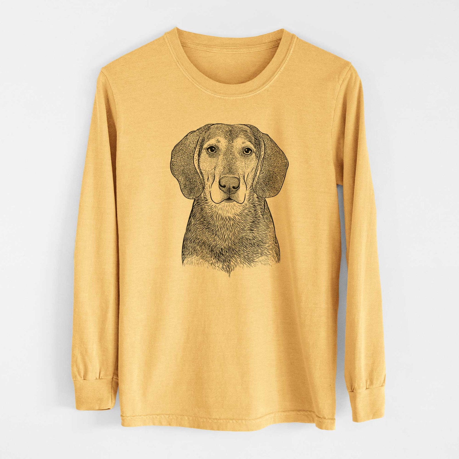 Bare Daisy the Hound Mix - Heavyweight 100% Cotton Long Sleeve