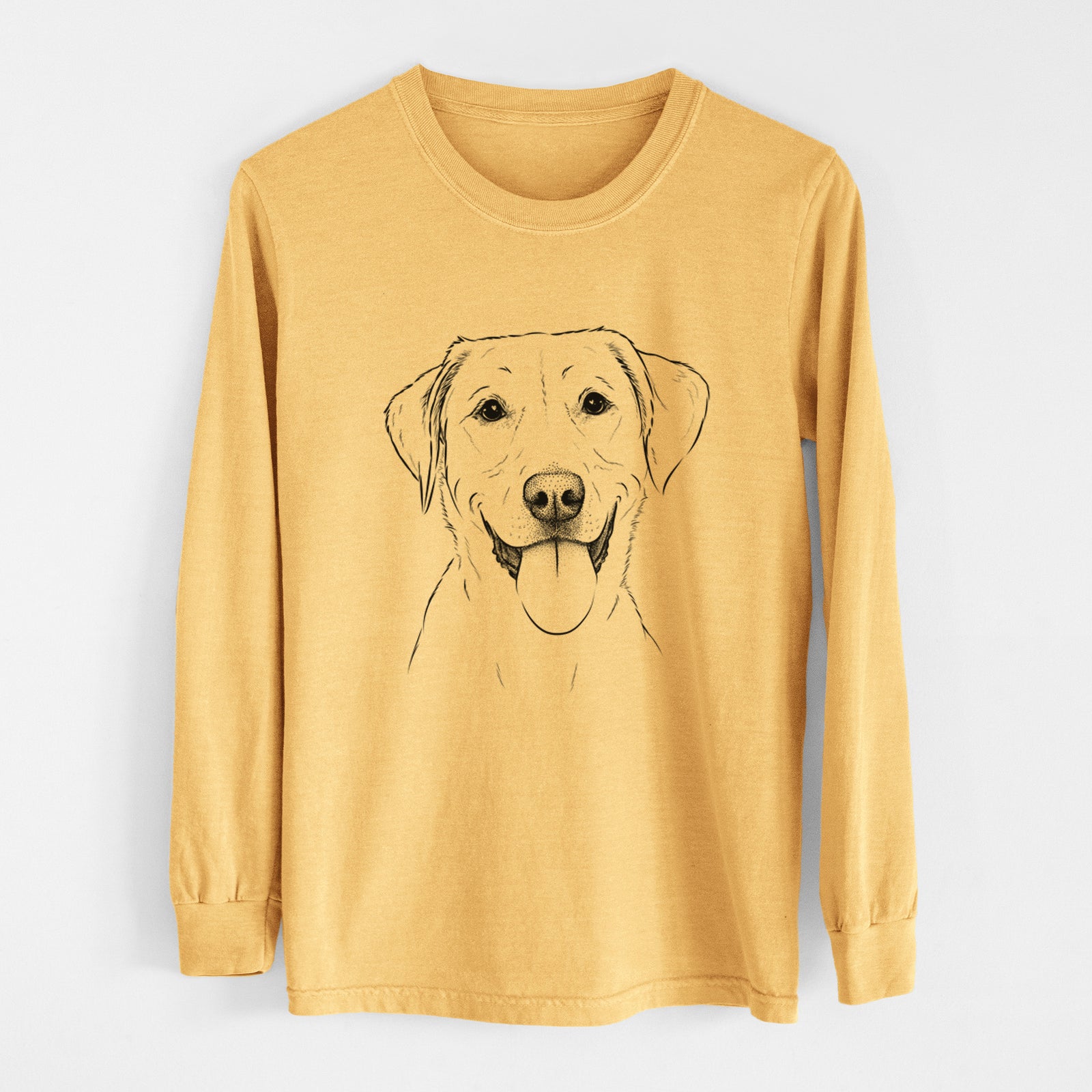 Bare Daisy the Labrador Retriever - Heavyweight 100% Cotton Long Sleeve