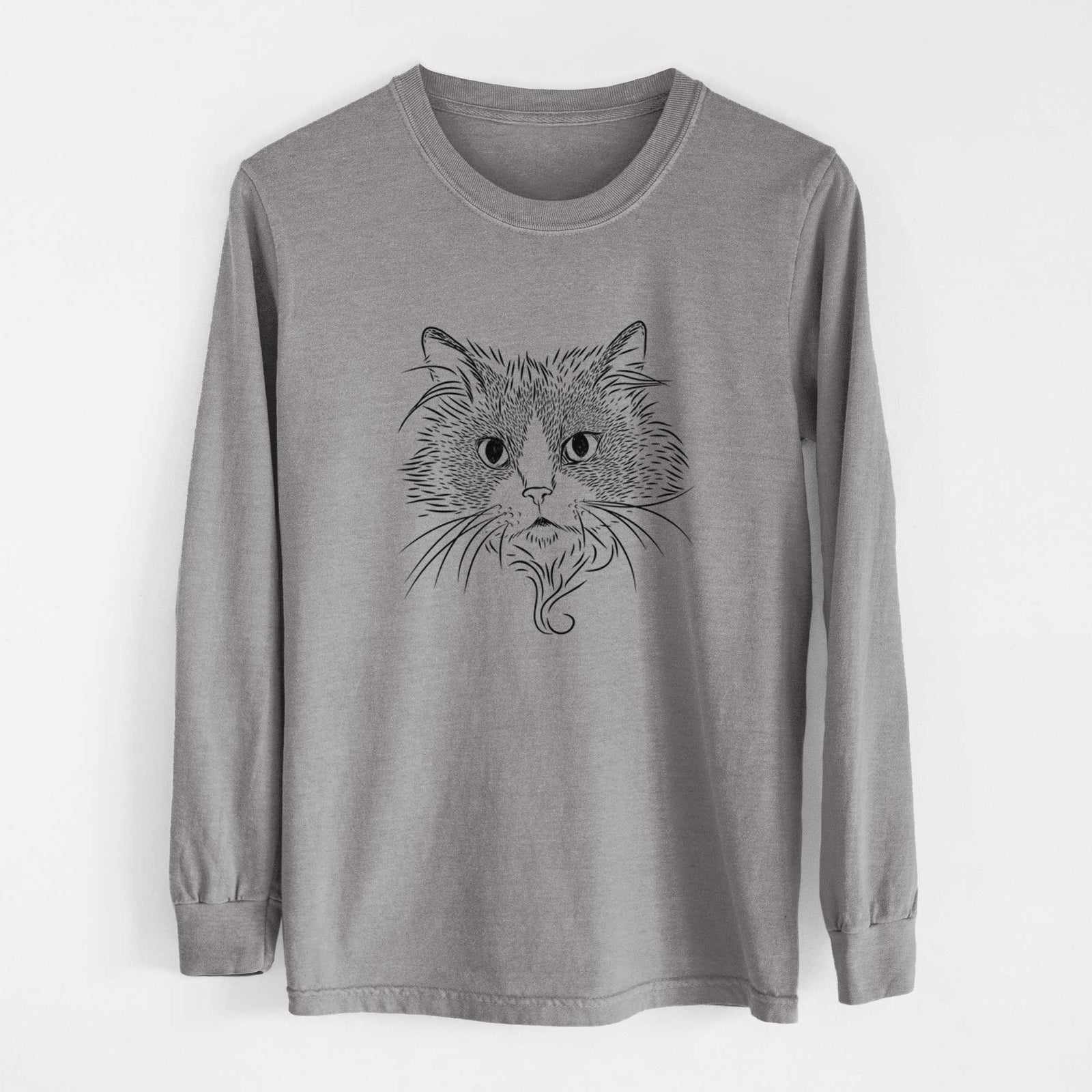 Bare Daniel the Ragdoll Cat - Heavyweight 100% Cotton Long Sleeve