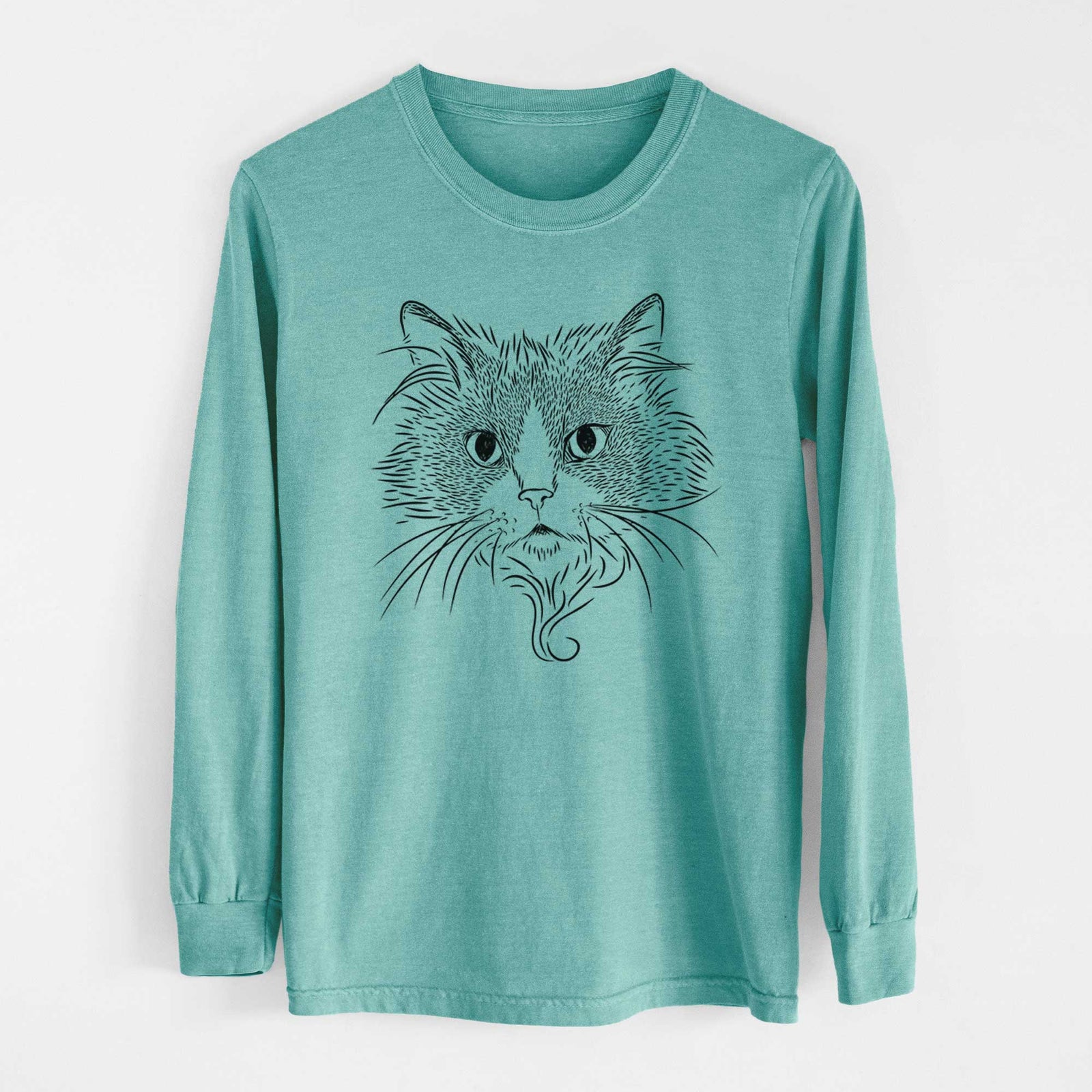 Bare Daniel the Ragdoll Cat - Heavyweight 100% Cotton Long Sleeve