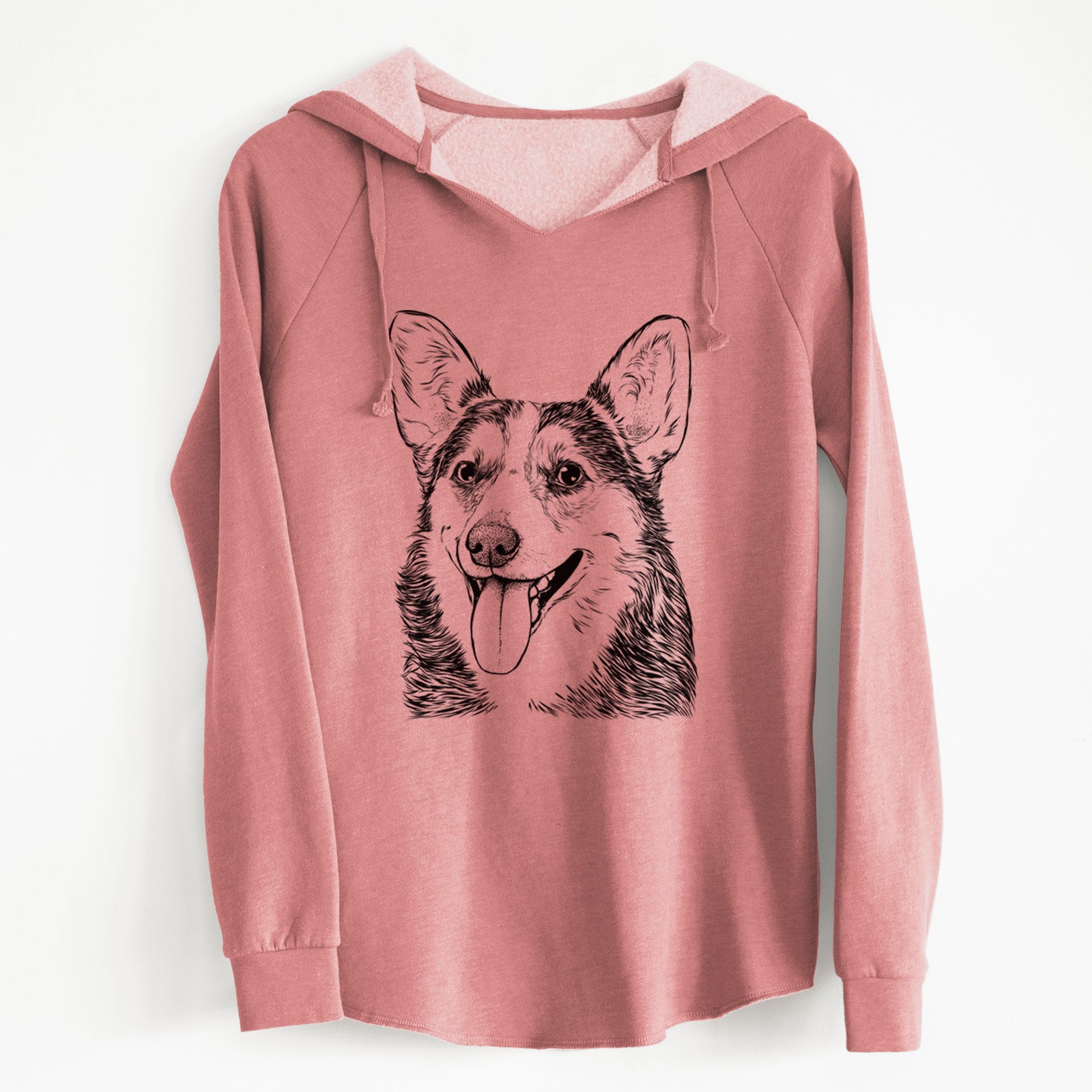 Bare Darma the Corgi - Cali Wave Hooded Sweatshirt