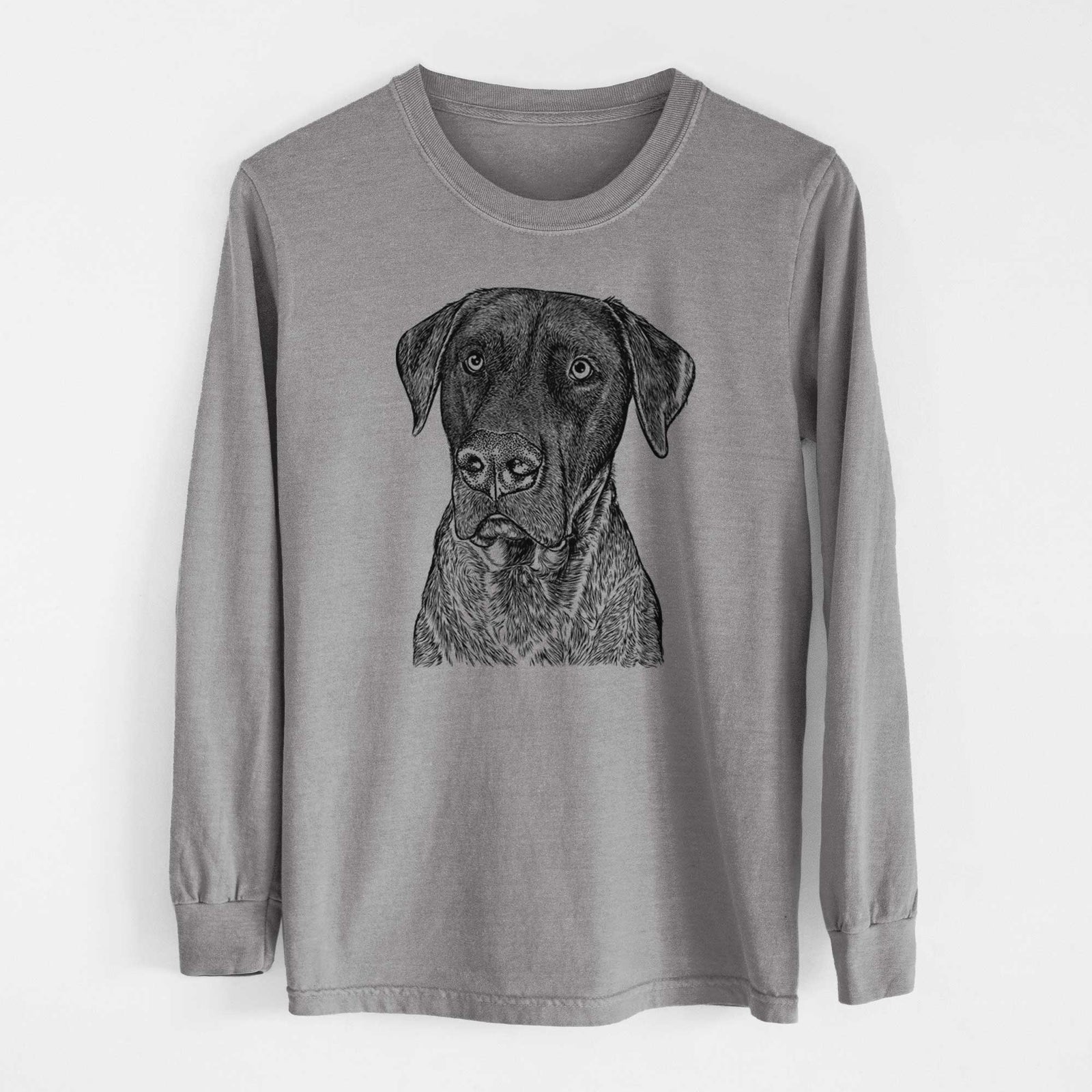 Bare David the Boxador - Heavyweight 100% Cotton Long Sleeve